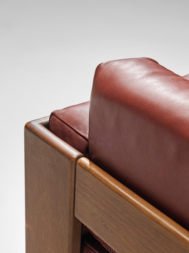 Tobia Scarpa Bastiano Sofa in Leather 4