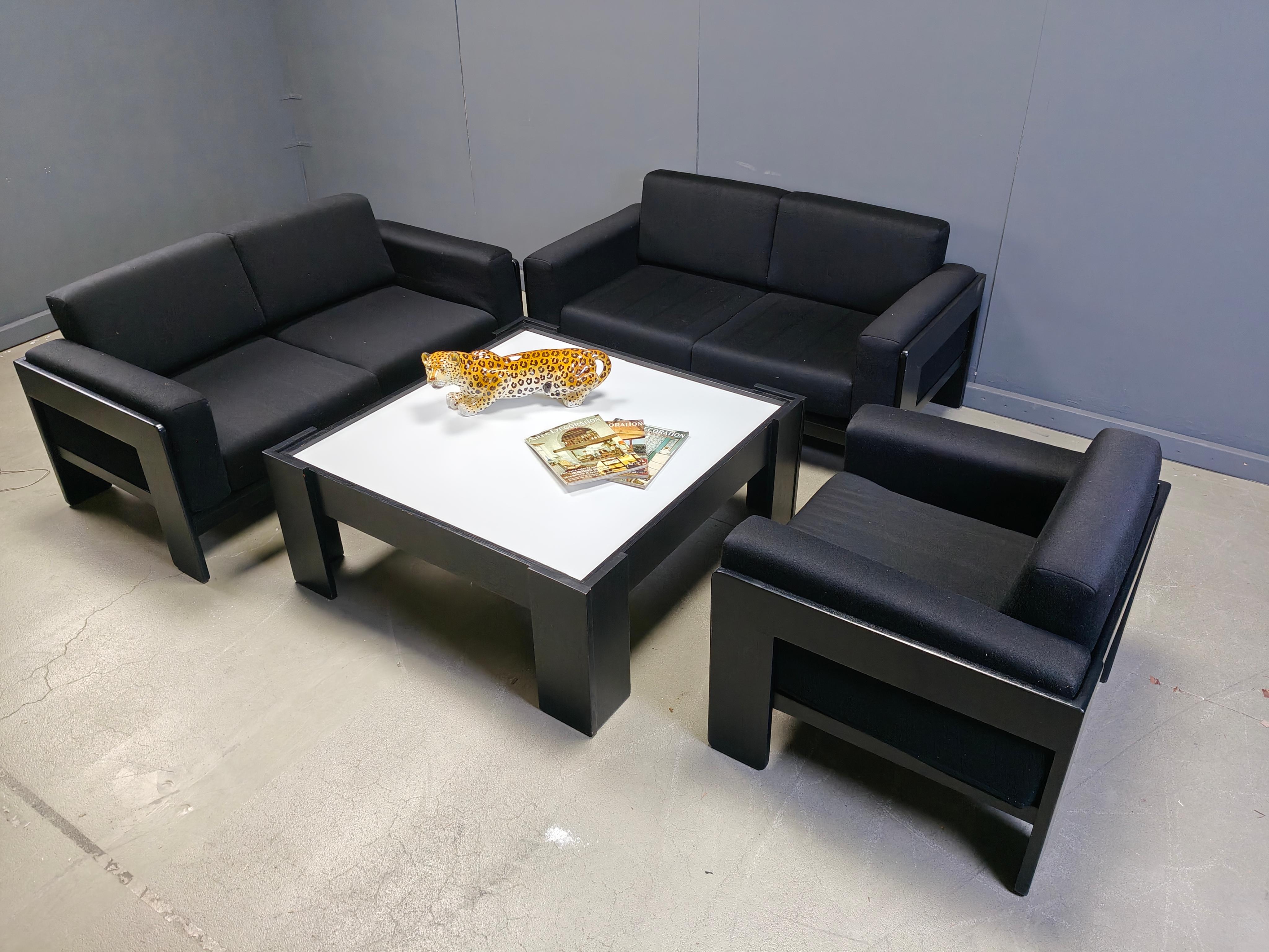 Ensemble de canapés 'Bastiano' de Tobia Scarpa par Knoll, 1970 en vente 8