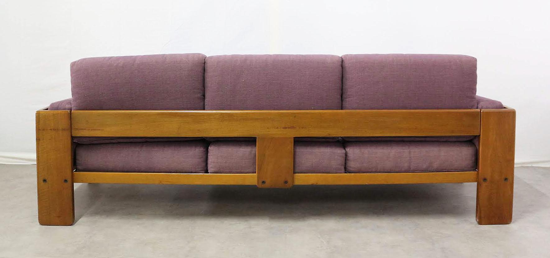 Mid-Century Modern Tobia Scarpa Bastiano Three-Seat Sofa for Knoll International, circa 1970