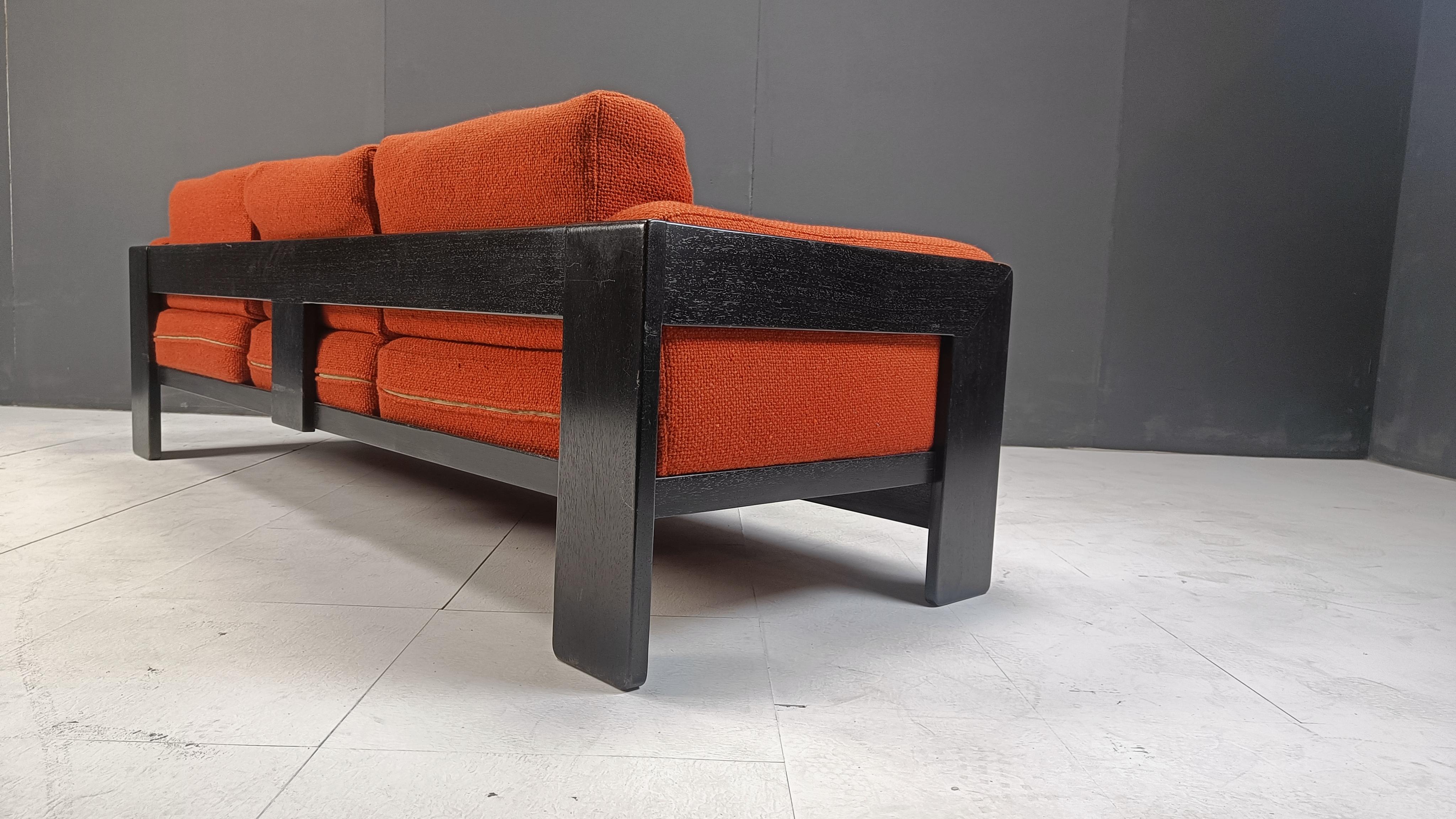Tobia Scarpa  'Bastiano' three seater sofa by Knoll, 1970s 4