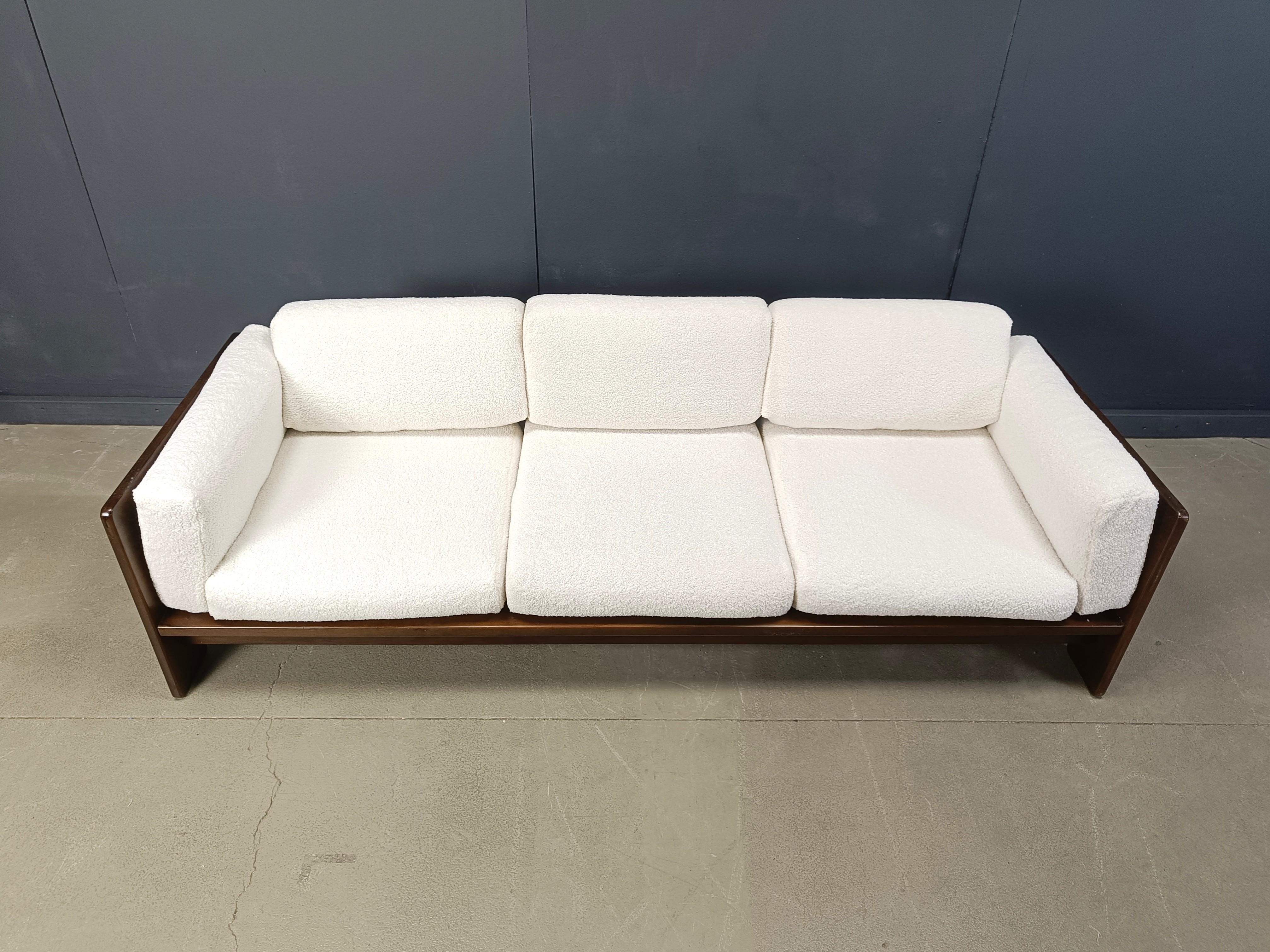 Tobia Scarpa  Sofá de tres plazas 'Bastiano' de Knoll, años 70 en venta 7