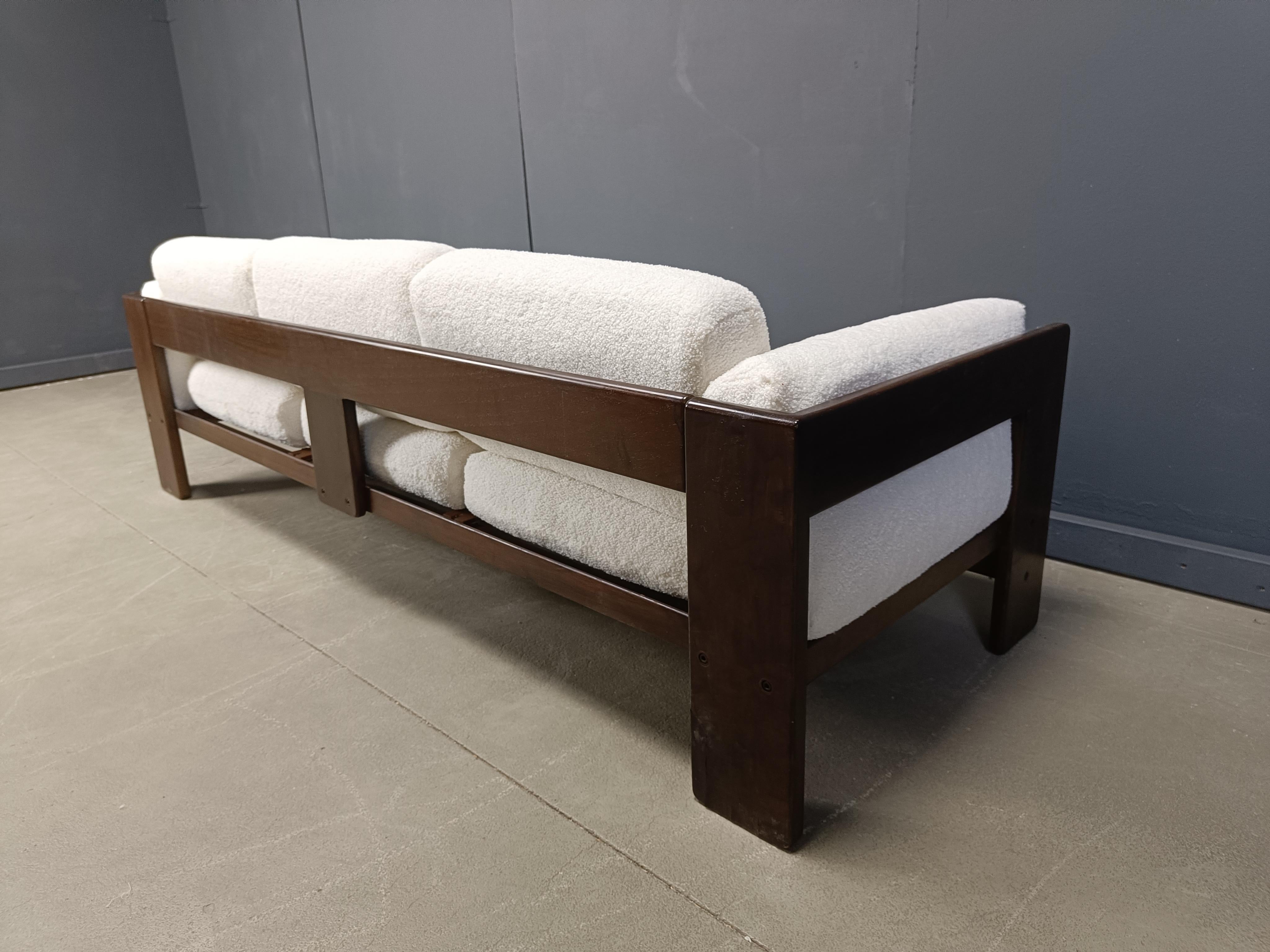 Mid-Century Modern Tobia Scarpa  'Bastiano' three seater sofa by Knoll, 1970s