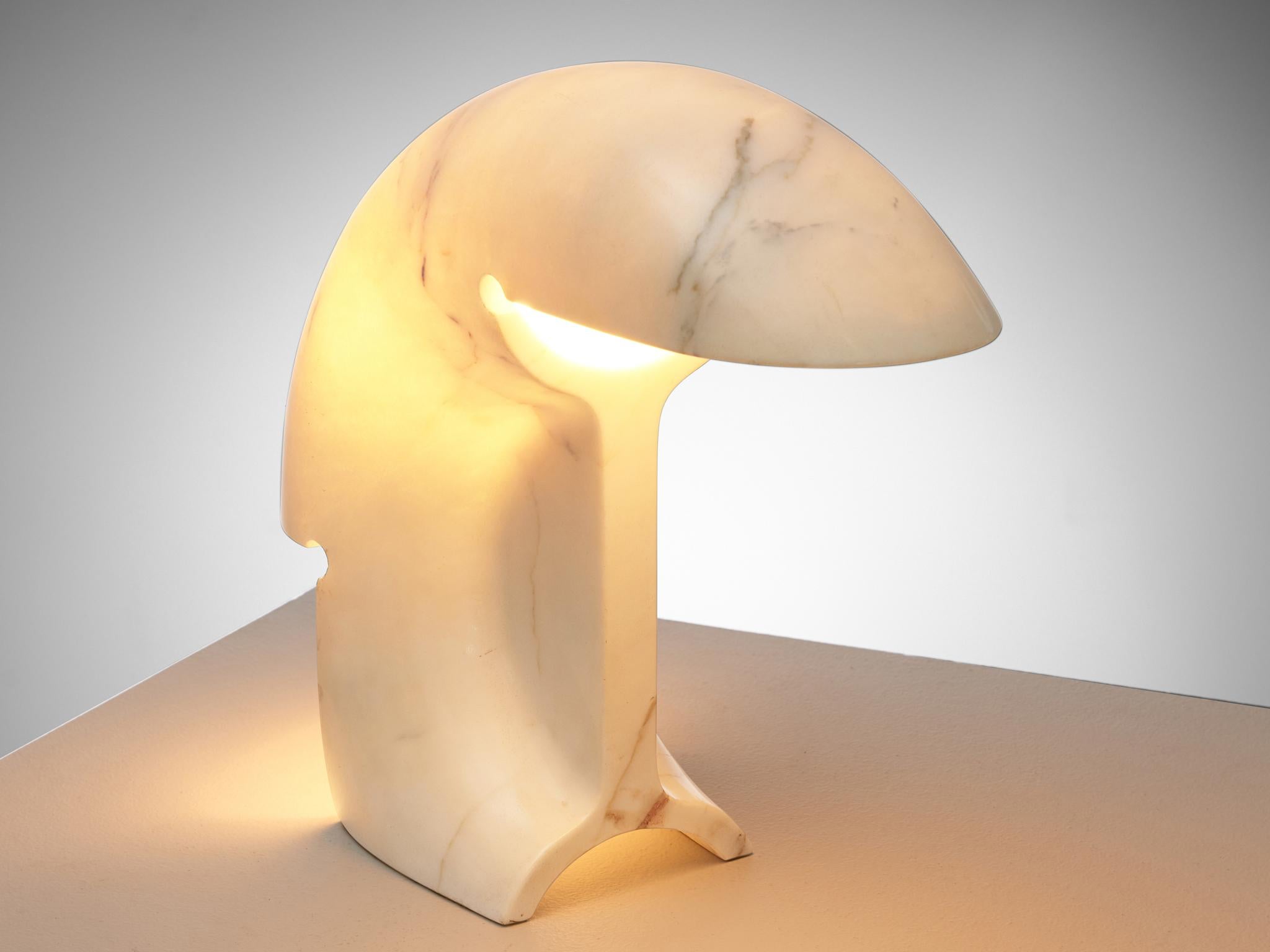 Italian Tobia Scarpa 'Biagio' Table Lamp in Marble