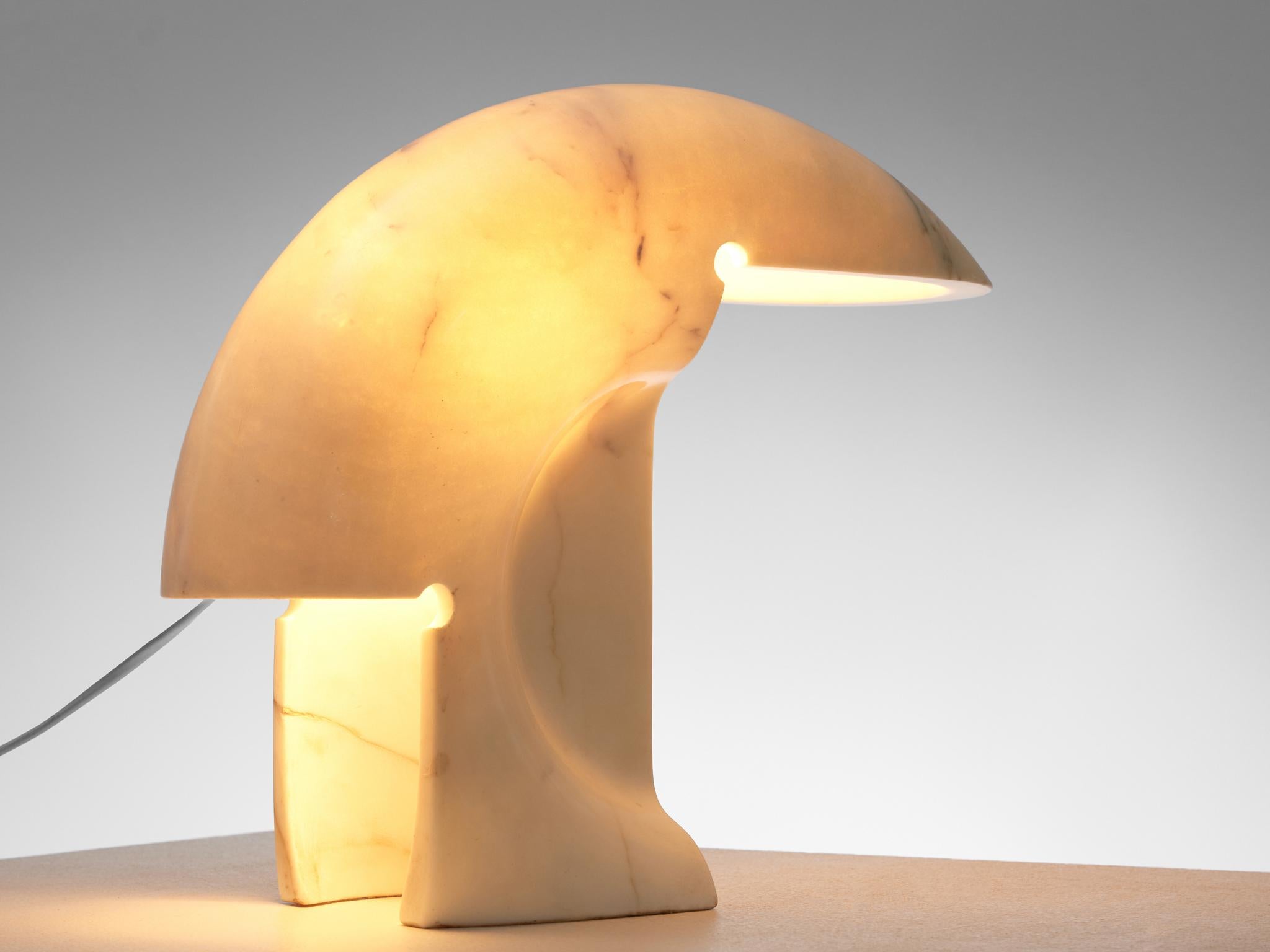 Tobia Scarpa 'Biagio' Table Lamp in Marble In Good Condition In Waalwijk, NL