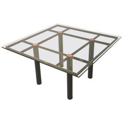 Tobia Scarpa Bronzed Andre Dinning Table for Gavina