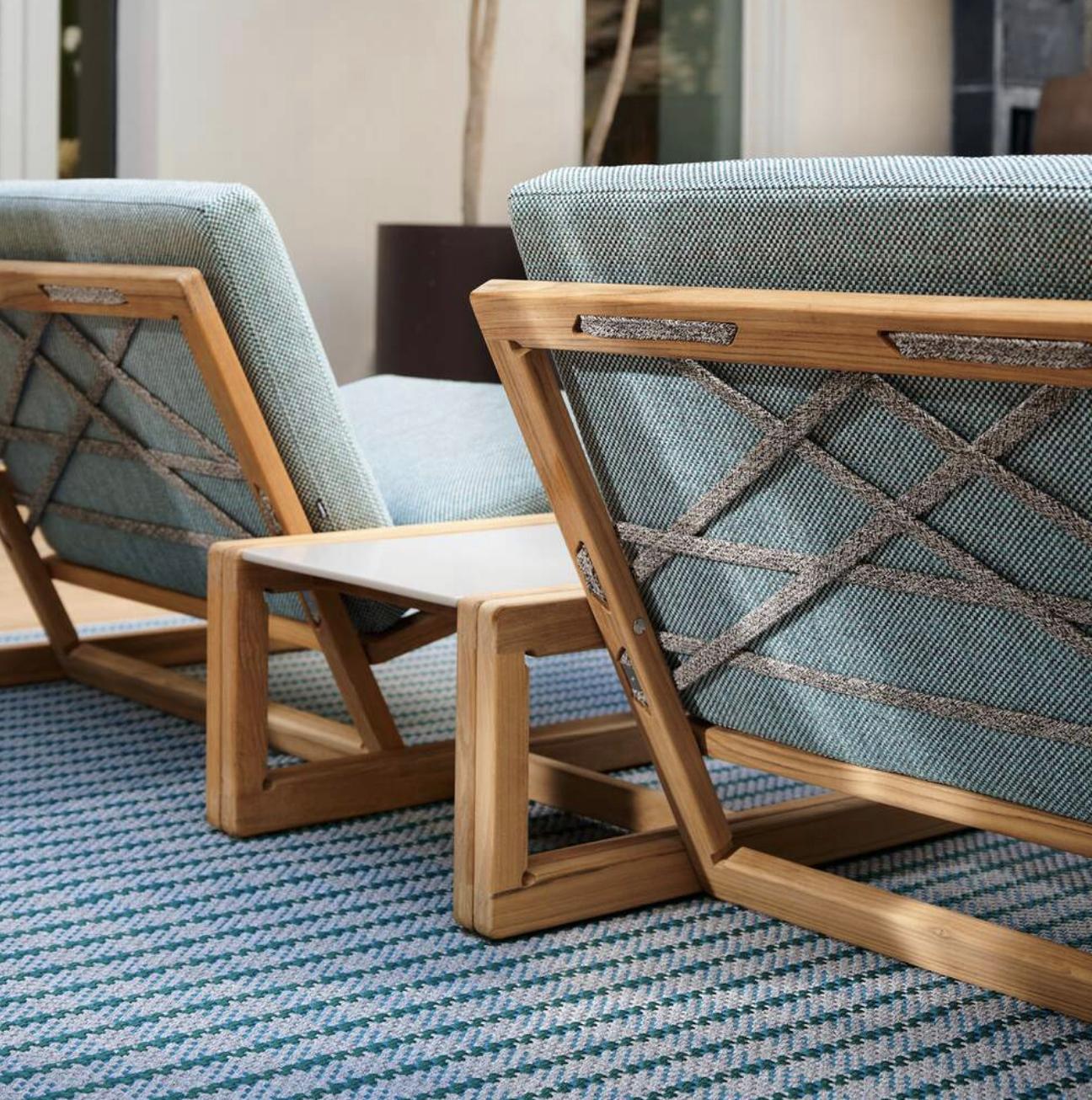 Contemporary Tobia Scarpa Carlotta Outdoor Coffee Table For Sale