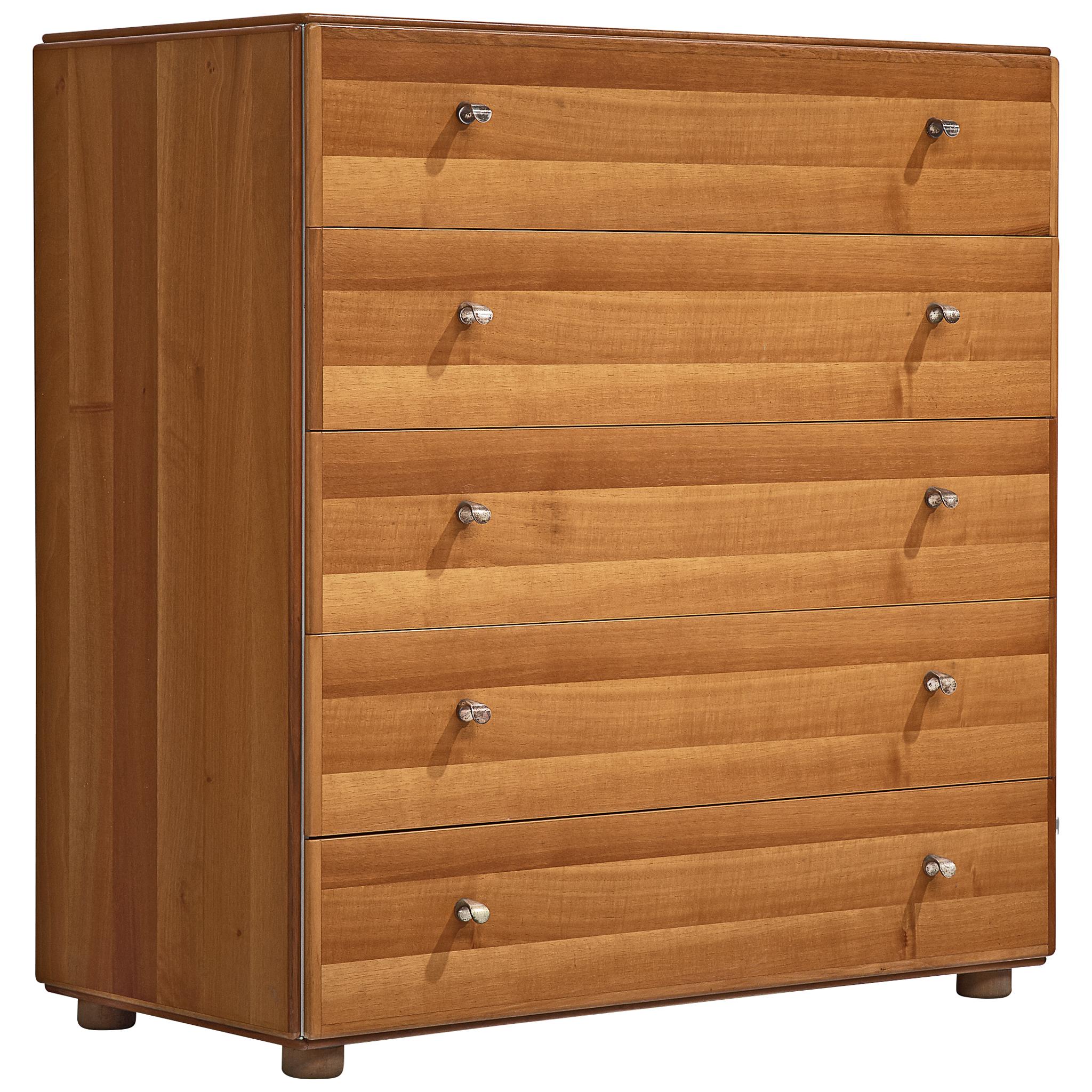 Tobia Scarpa Chest of Drawers in Walnut, 1960s