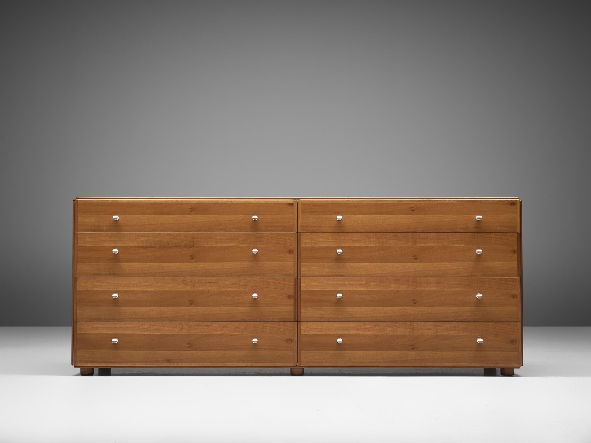 Mid-Century Modern Tobia Scarpa Chest of Drawers in Walnut, 1980s