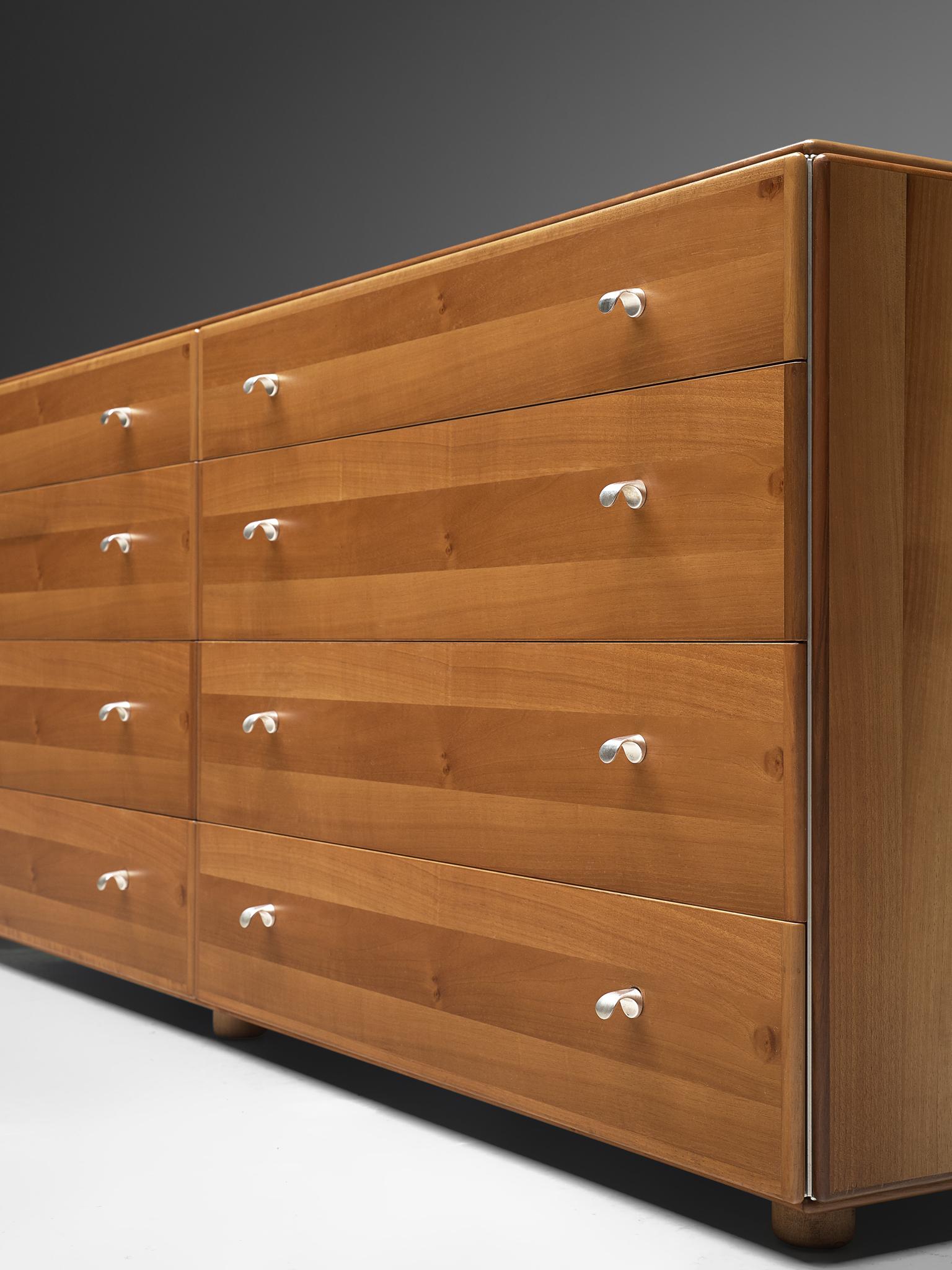 Tobia Scarpa Chest of Drawers in Walnut, 1980s In Good Condition In Waalwijk, NL