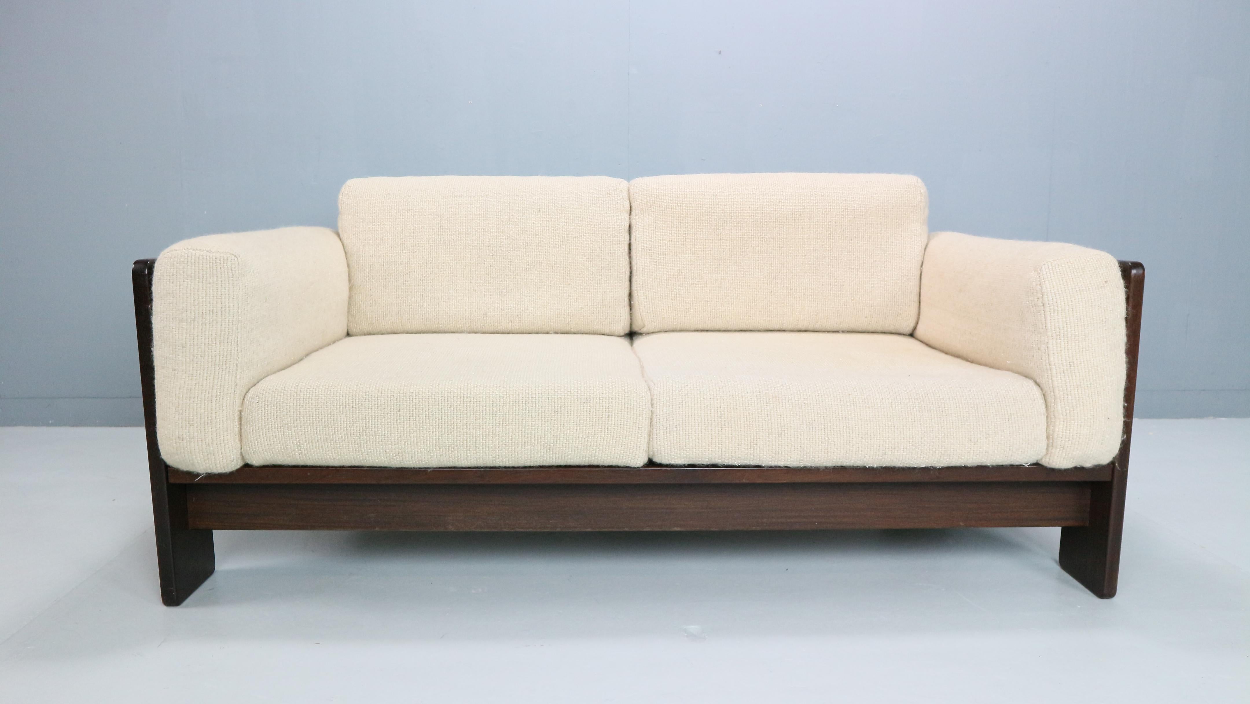 Italian Tobia Scarpa Cream Wool Fabric 
