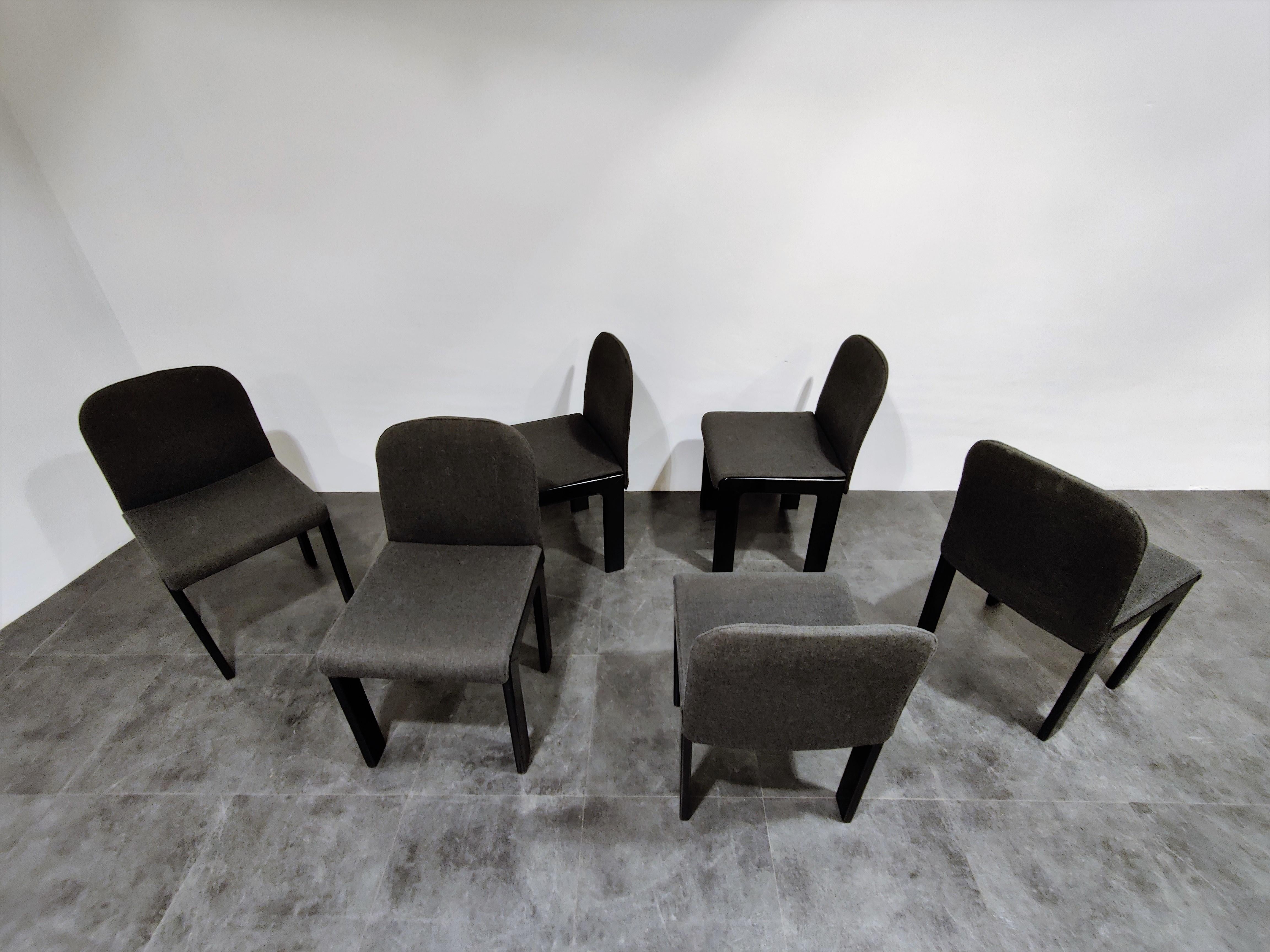 Late 20th Century Tobia Scarpa Dining Chairs Model 121, Set of 6, 1970s