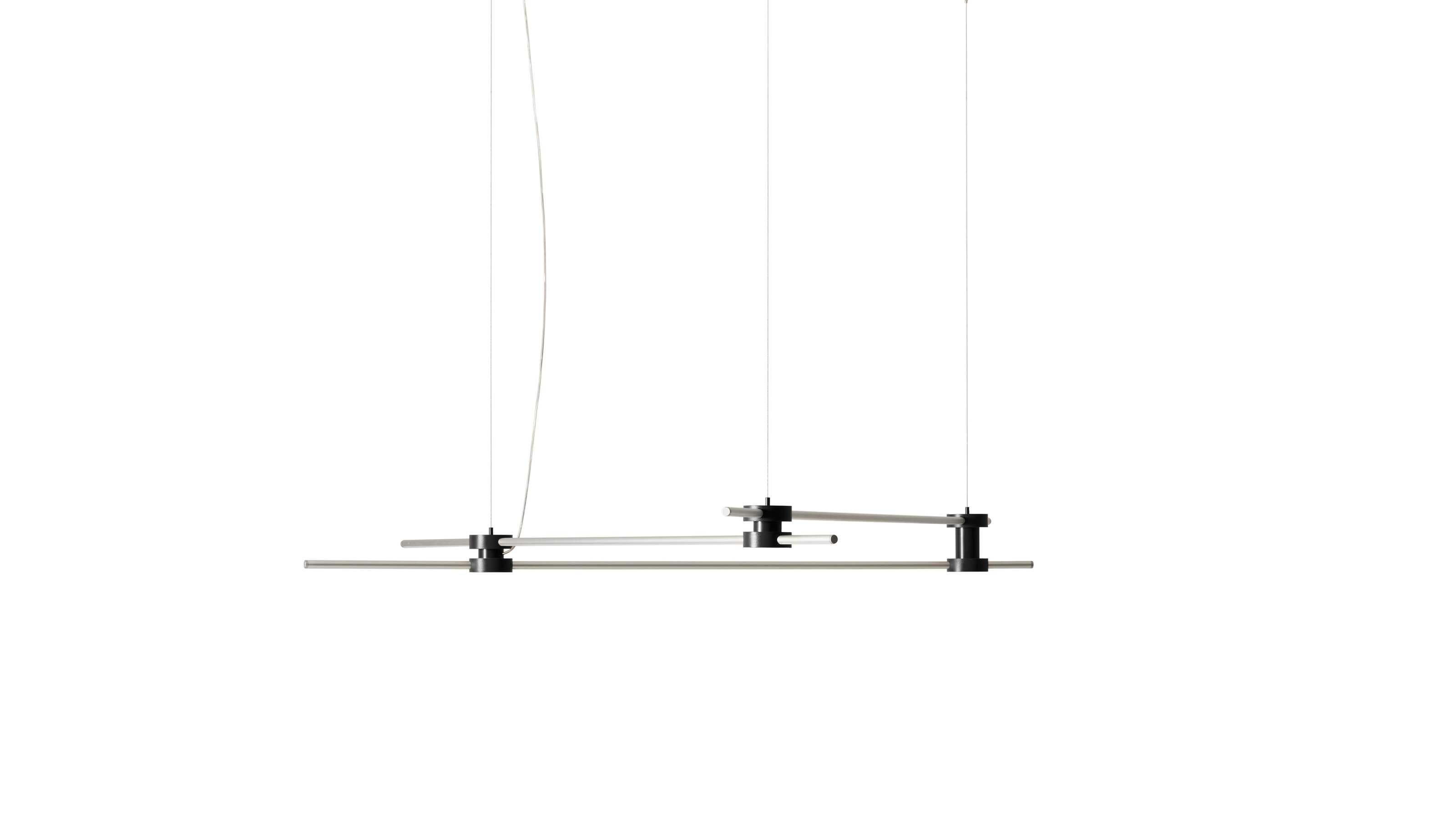 Tobia Scarpa Eitie Triangle Horizontal Lamp For Cassina

A horizontal pendant light designed by Tobia Scarpa, that takes shape as a seemingly simple structure with sophisticated, innovative technology, available in two sizes.

Each element is