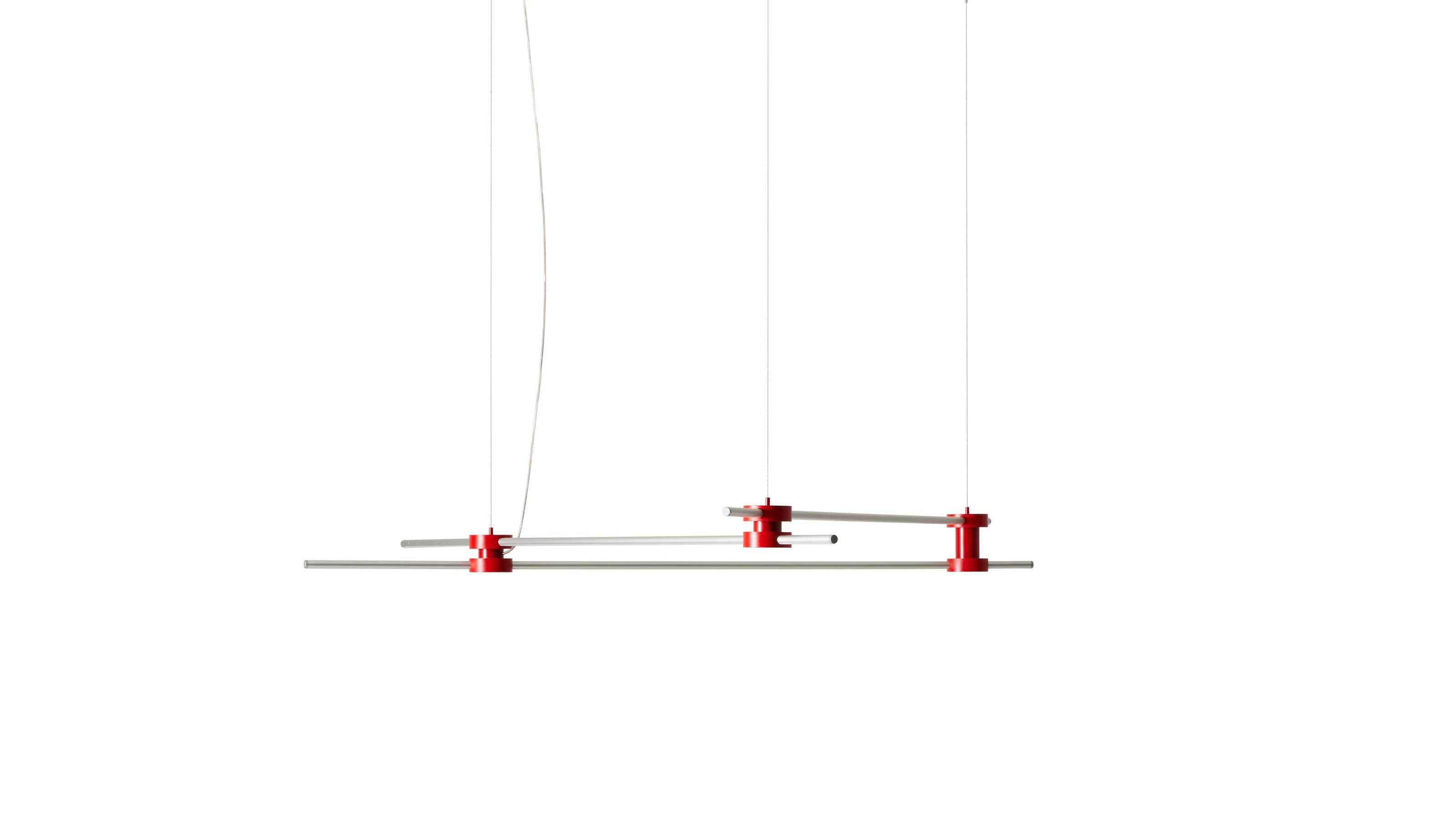 Tobia Scarpa Eitie Triangle Horizontal Lamp For Cassina

A horizontal pendant light designed by Tobia Scarpa, that takes shape as a seemingly simple structure with sophisticated, innovative technology, available in two sizes.

Each element is