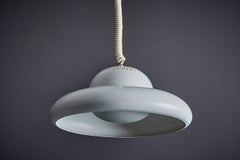 Tobia Scarpa Fior Di Loto in white Aluminum for Flos, Italy 1963