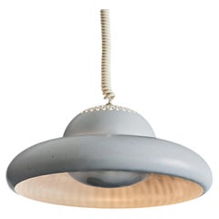 Tobia Scarpa Fior Di Loto in white Aluminum for Flos, Italy 1963