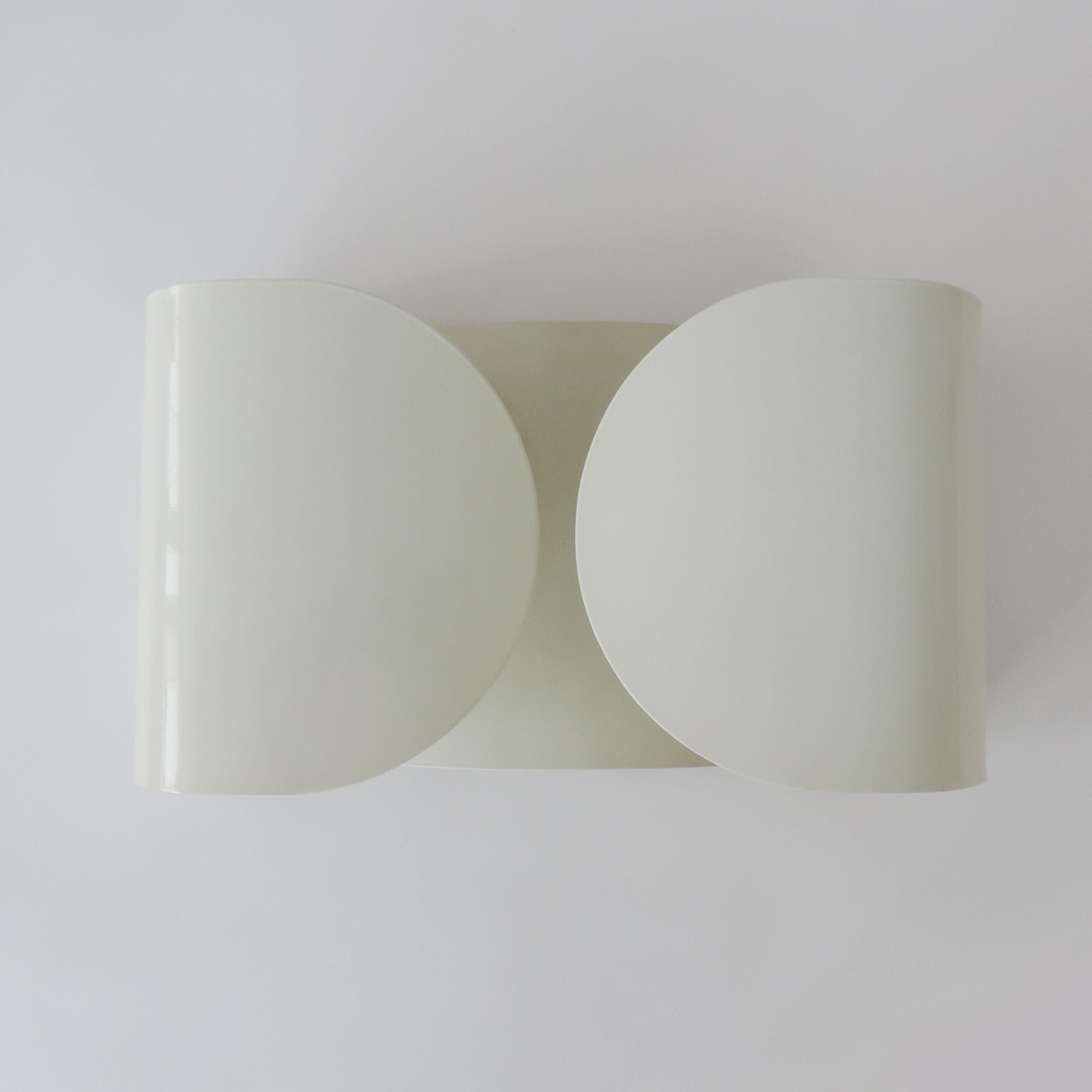 Mid-Century Modern Tobia Scarpa 'Foglio' Wall Lamps for Flos, Italy, 1960s