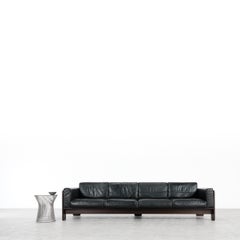 Tobia Scarpa for Knoll International, Extralarge Bastiano Sofa in Leather 4-Seat