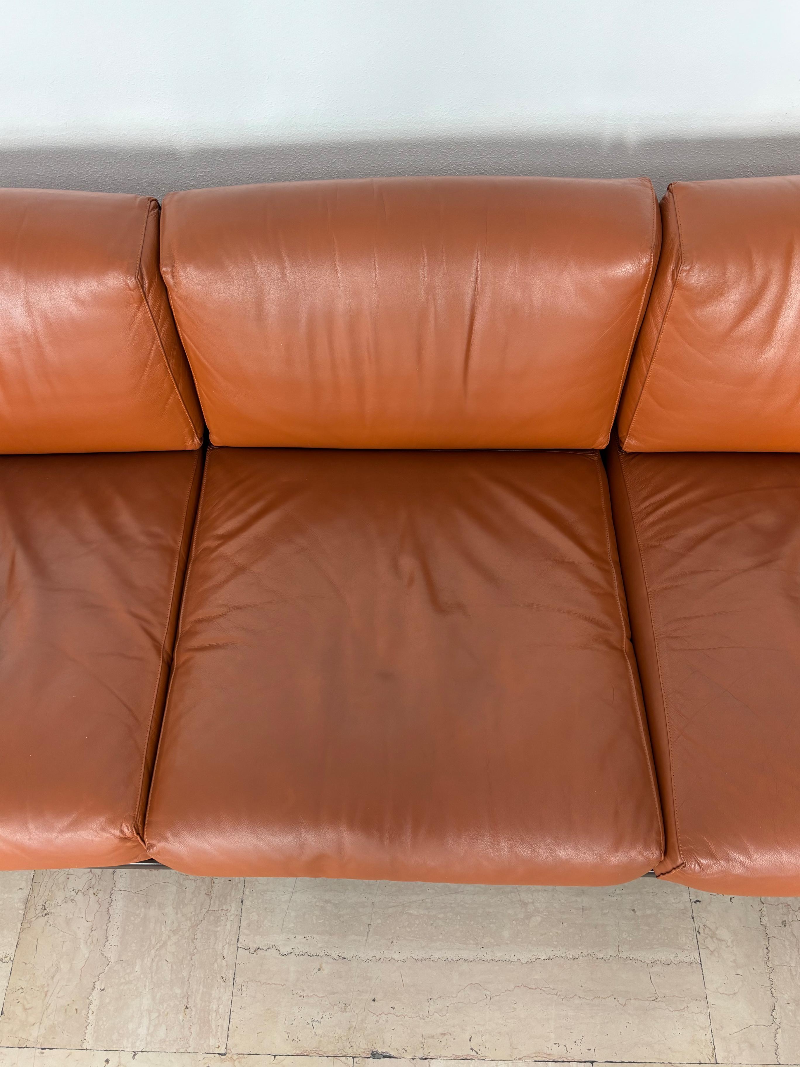 Tobia Scarpa for Knoll Midcentury Wood Leather 