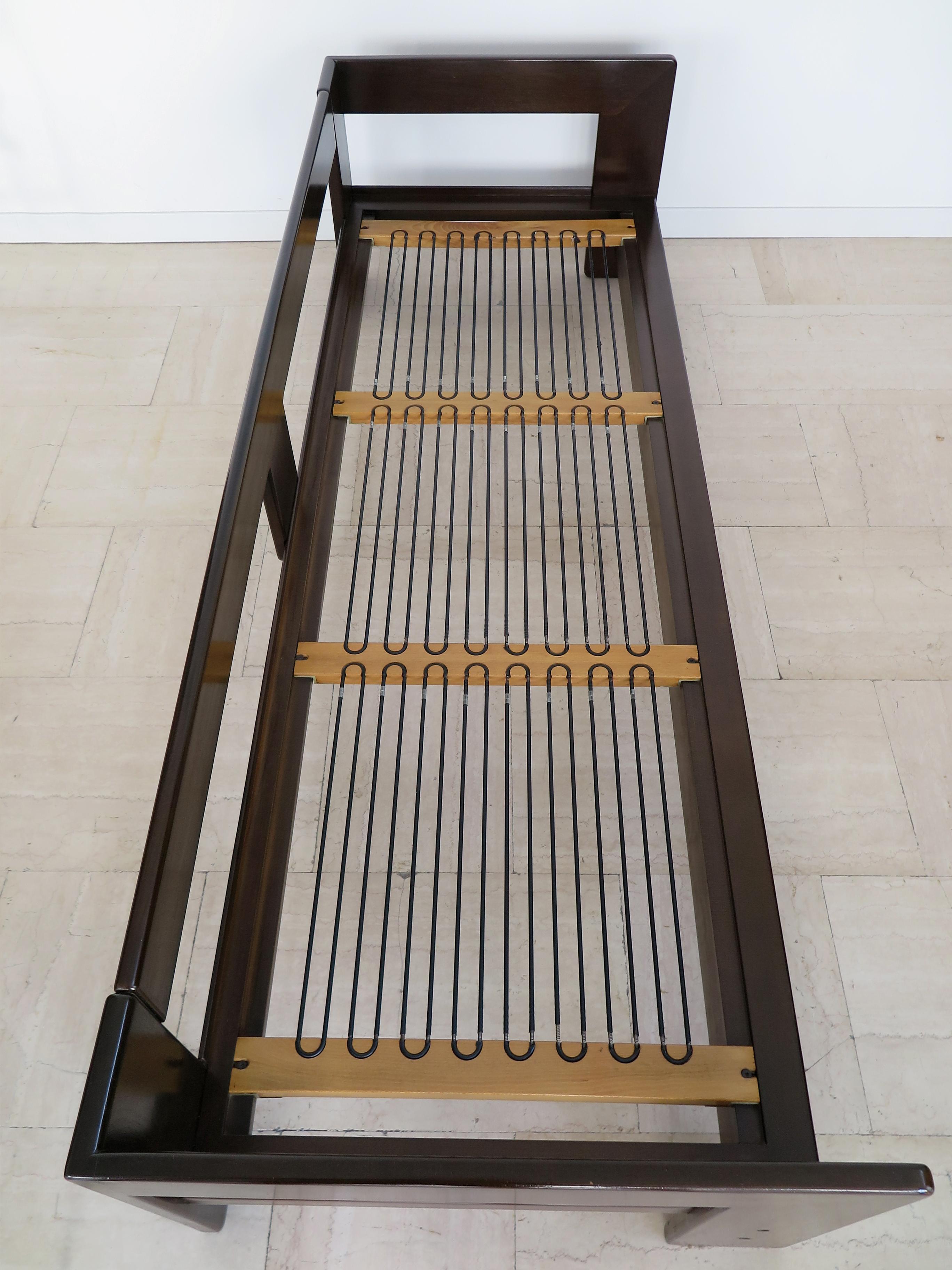 Tobia Scarpa for Knoll Midcentury Wood Leather 