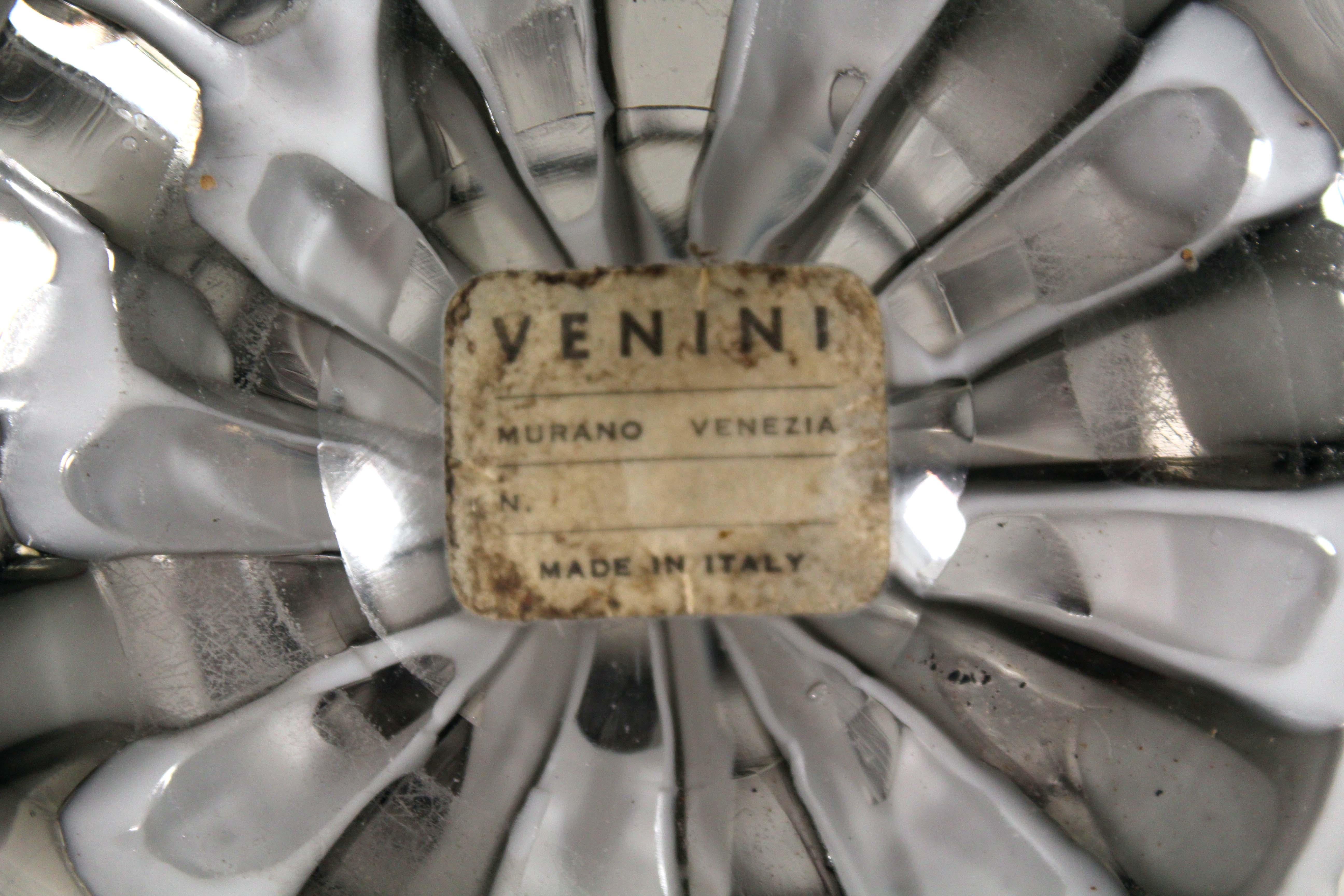 Mid-20th Century Tobia Scarpa for Venini Murano Blown Glass MidCentury Modern Occhi Murrine Vesse