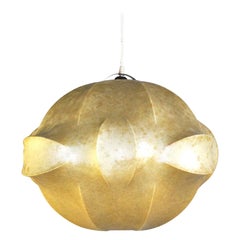 Tobia Scarpa Italian Midcentury Chandelier Cocoon Model