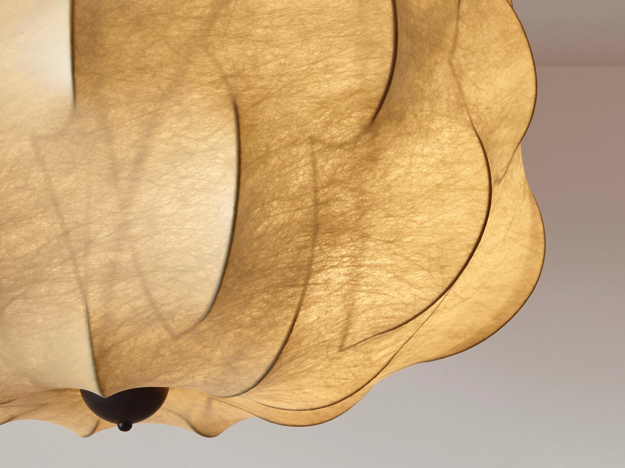 Metal Tobia Scarpa Large Italian Mid Century Cocoon Nuvola Chandelier Flos, Italy 1962