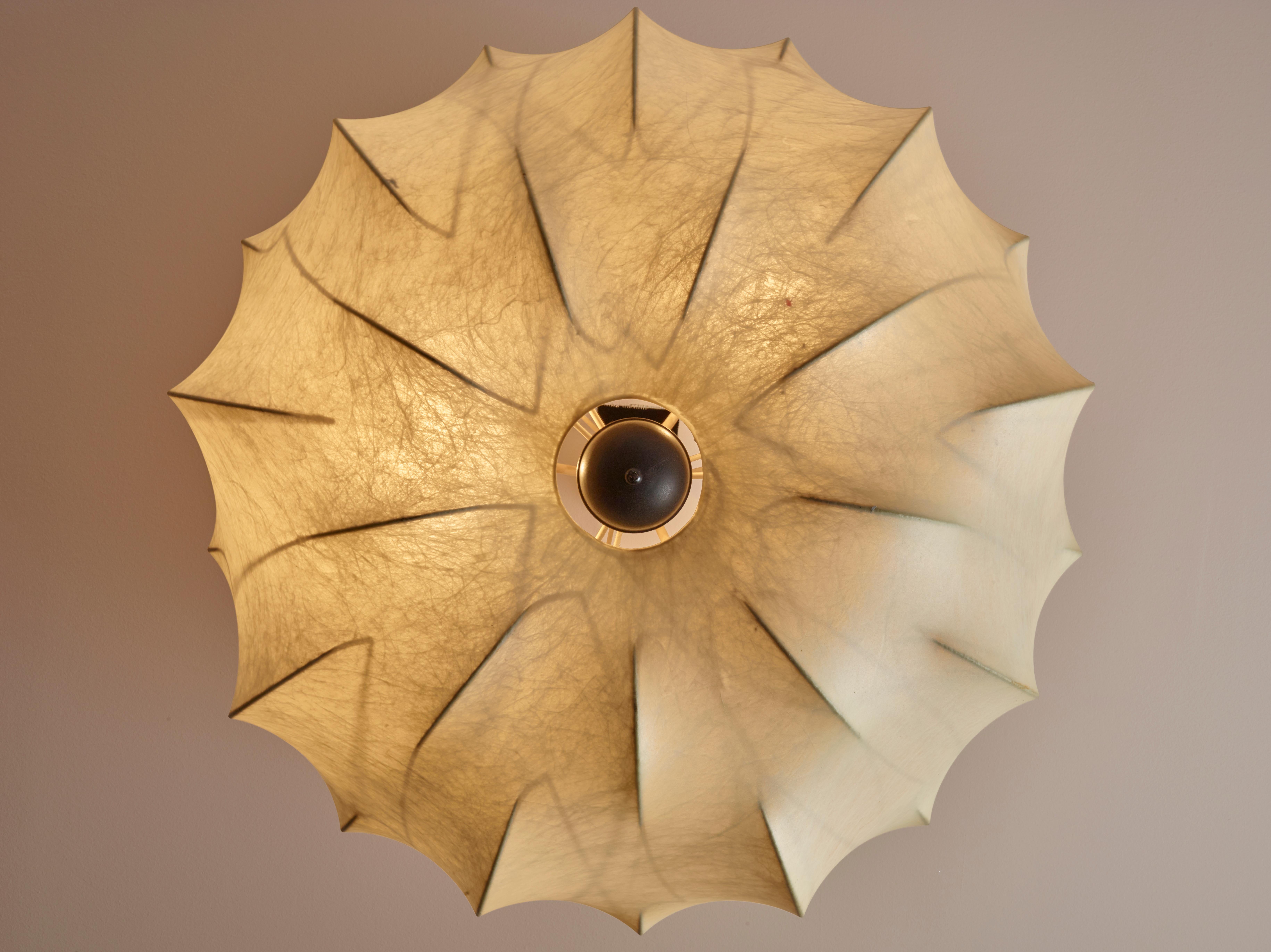 Tobia Scarpa Large Italian Mid Century Cocoon Nuvola Chandelier Flos, Italy 1962 1