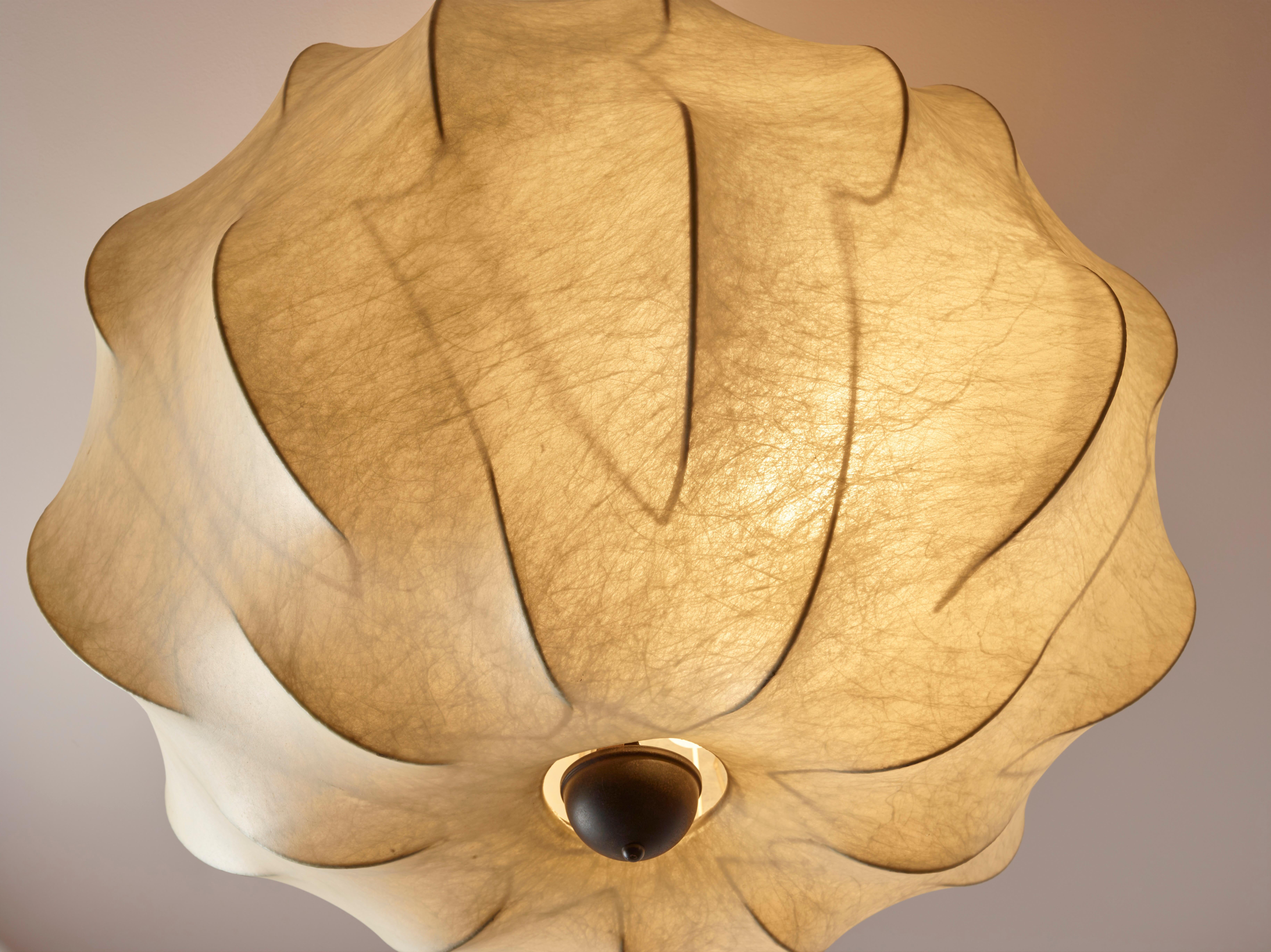 Tobia Scarpa Large Italian Mid Century Cocoon Nuvola Chandelier Flos, Italy 1962 3