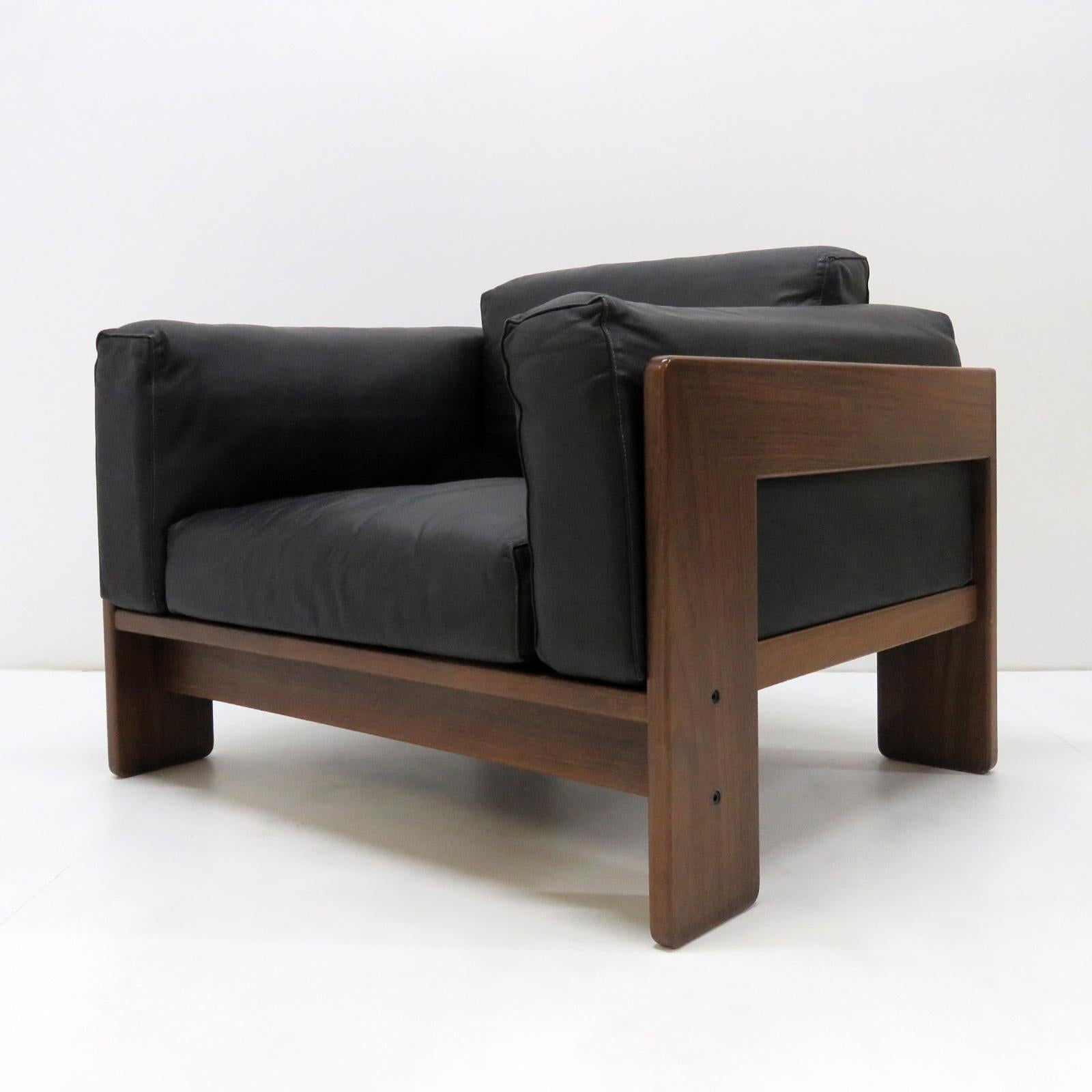 Mid-Century Modern Tobia Scarpa Lounge Chairs 'Bastiano' for Gavina, Italy, 1960