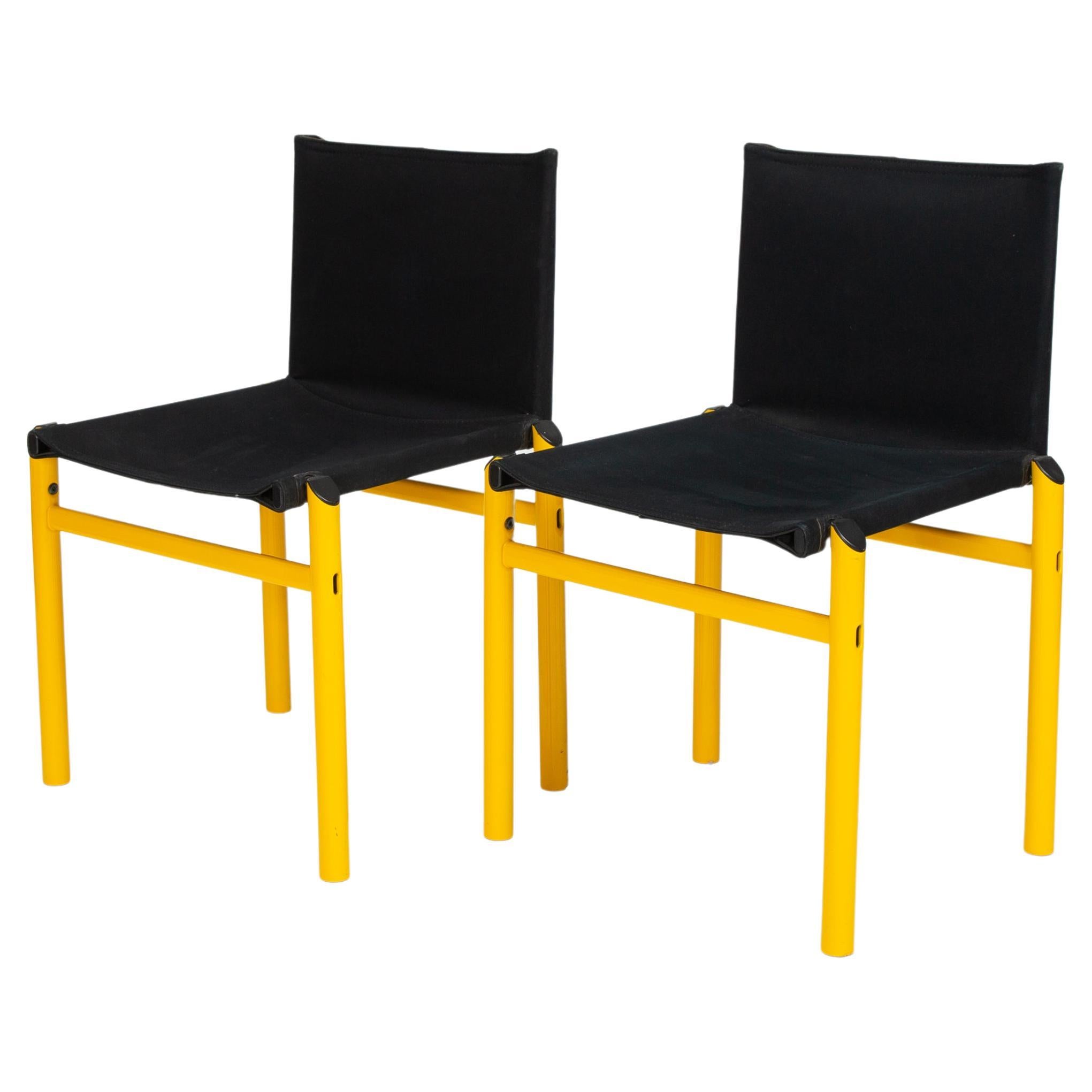 Tobia Scarpa Mastro Chairs for Molteni Pair For Sale