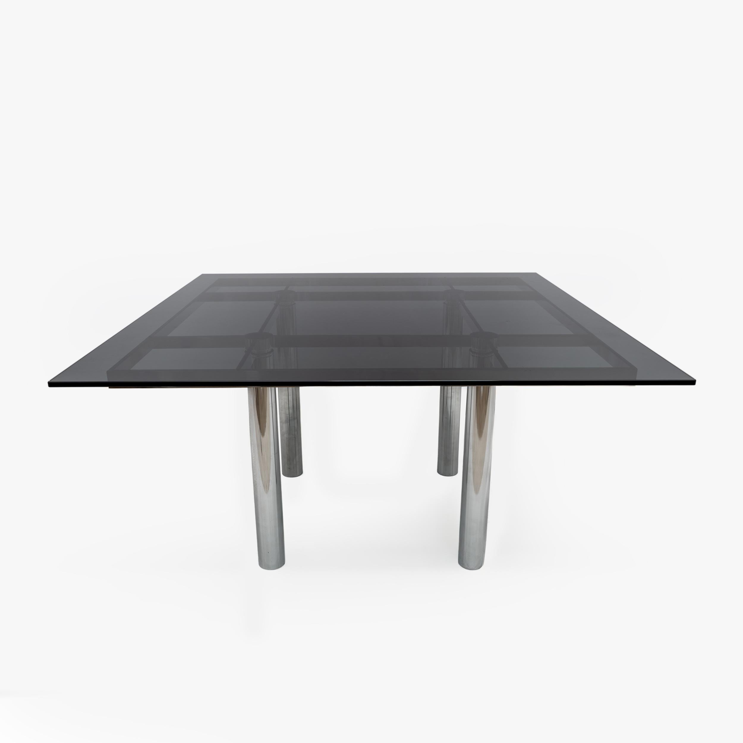 Tobia Scarpa Table de salle à manger italienne moderne du milieu du siècle 