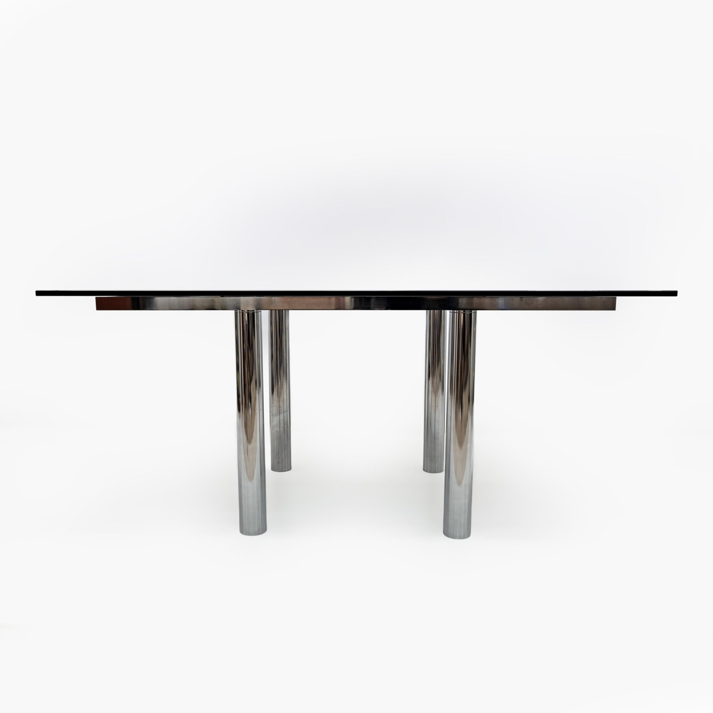 Milieu du XXe siècle Tobia Scarpa Table de salle à manger italienne moderne du milieu du siècle 