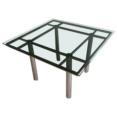 Tobia Scarpa, Nice Chrome Design Dinning Table, Circa 1970