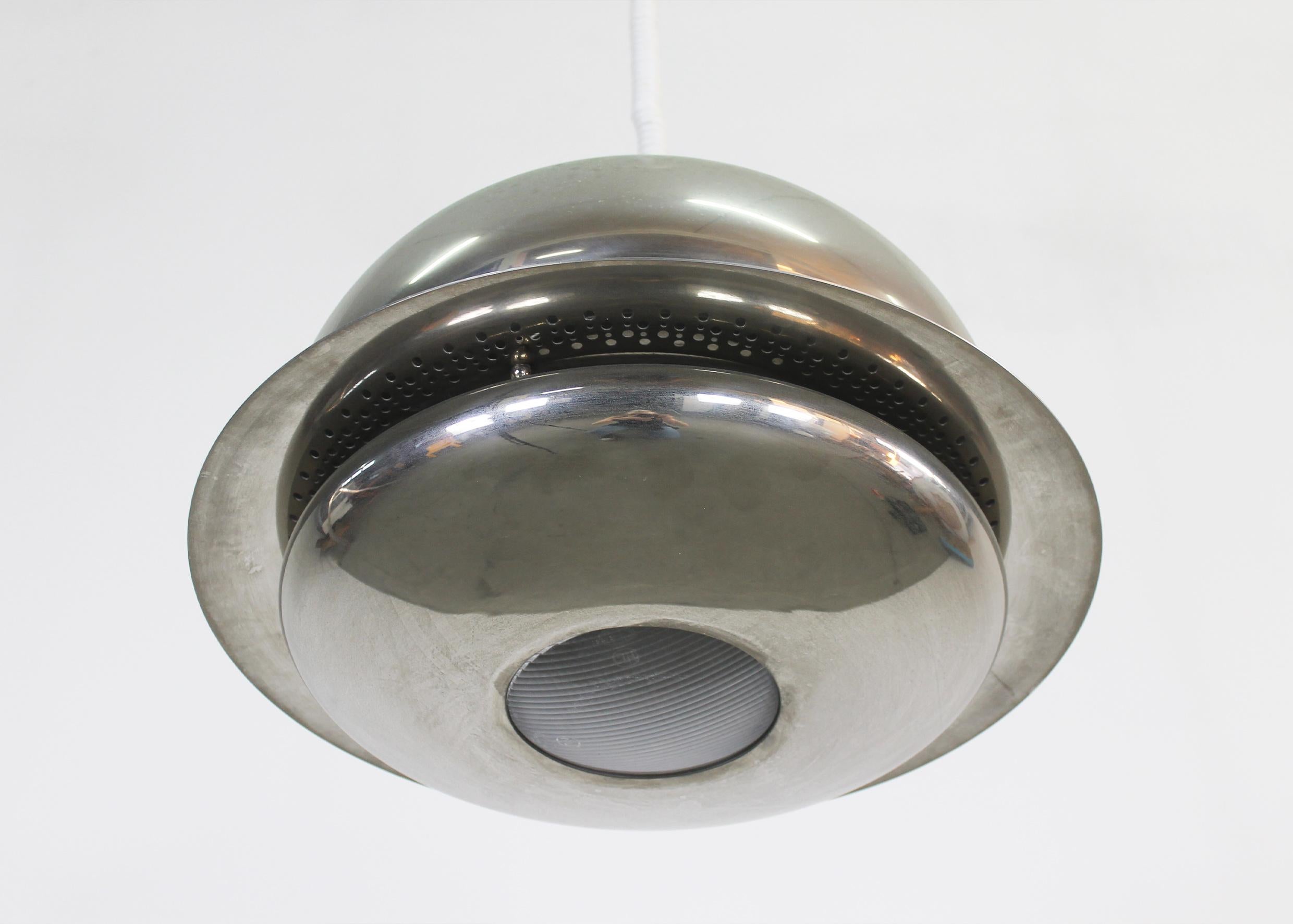 Lampada a sospensione Tobia Scarpa Nictea in ottone nichelato di Flos 1960s In condizioni buone in vendita a Montecatini Terme, IT