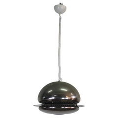 Lampada a sospensione Tobia Scarpa Nictea in ottone nichelato di Flos 1960s