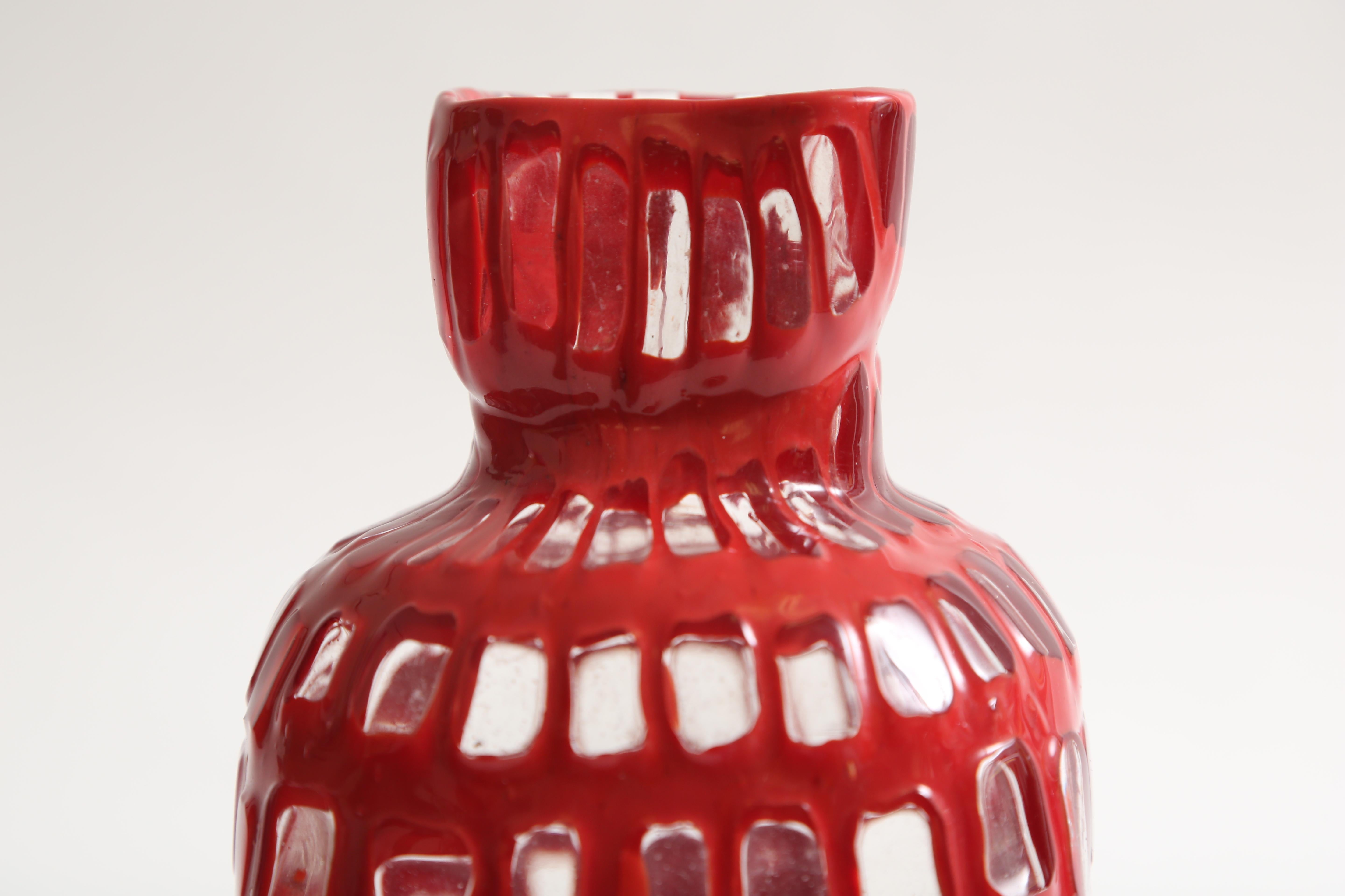 Italian Tobia Scarpa Occhi Vase for Venini For Sale