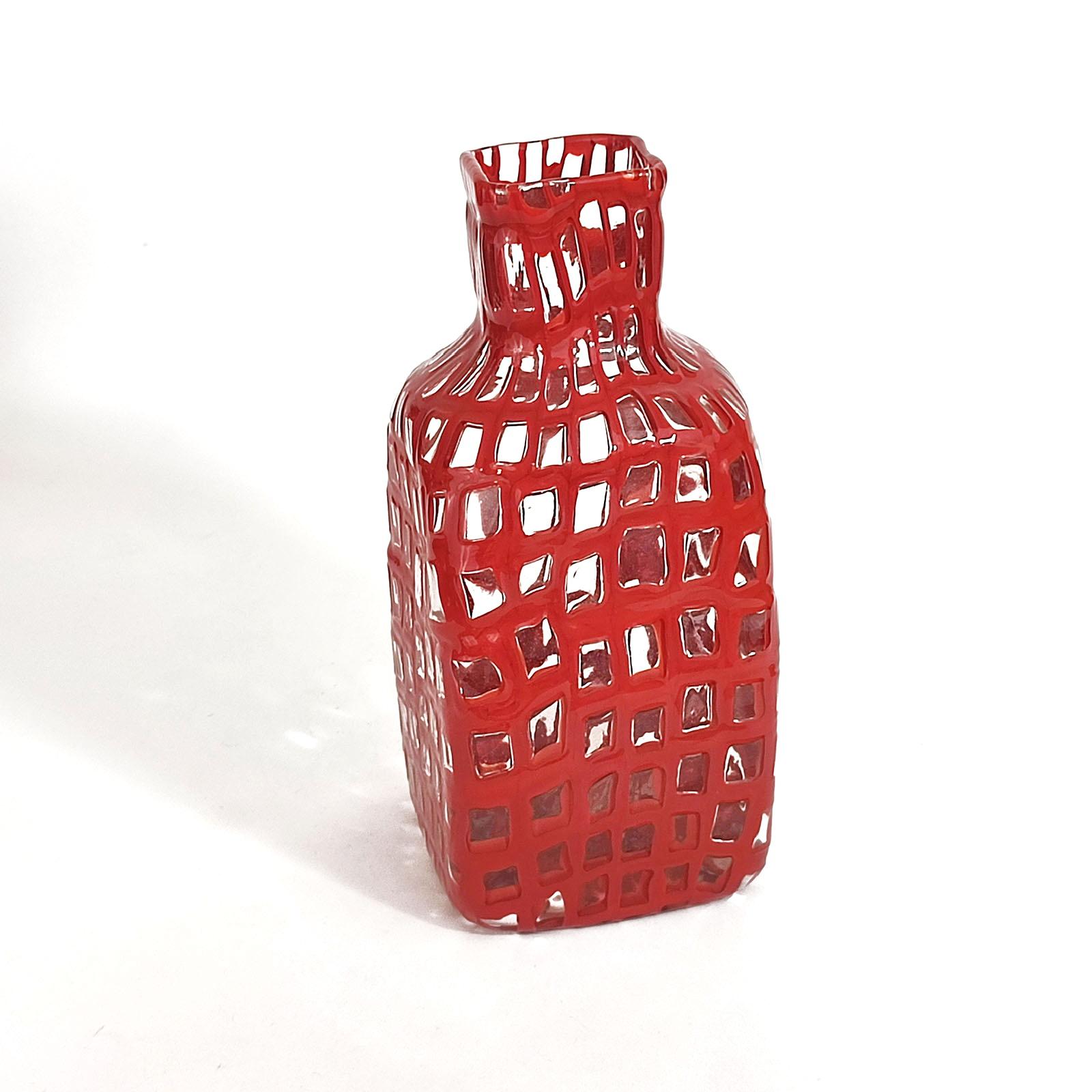 Murano Glass Tobia Scarpa Occhi Vase for Venini For Sale