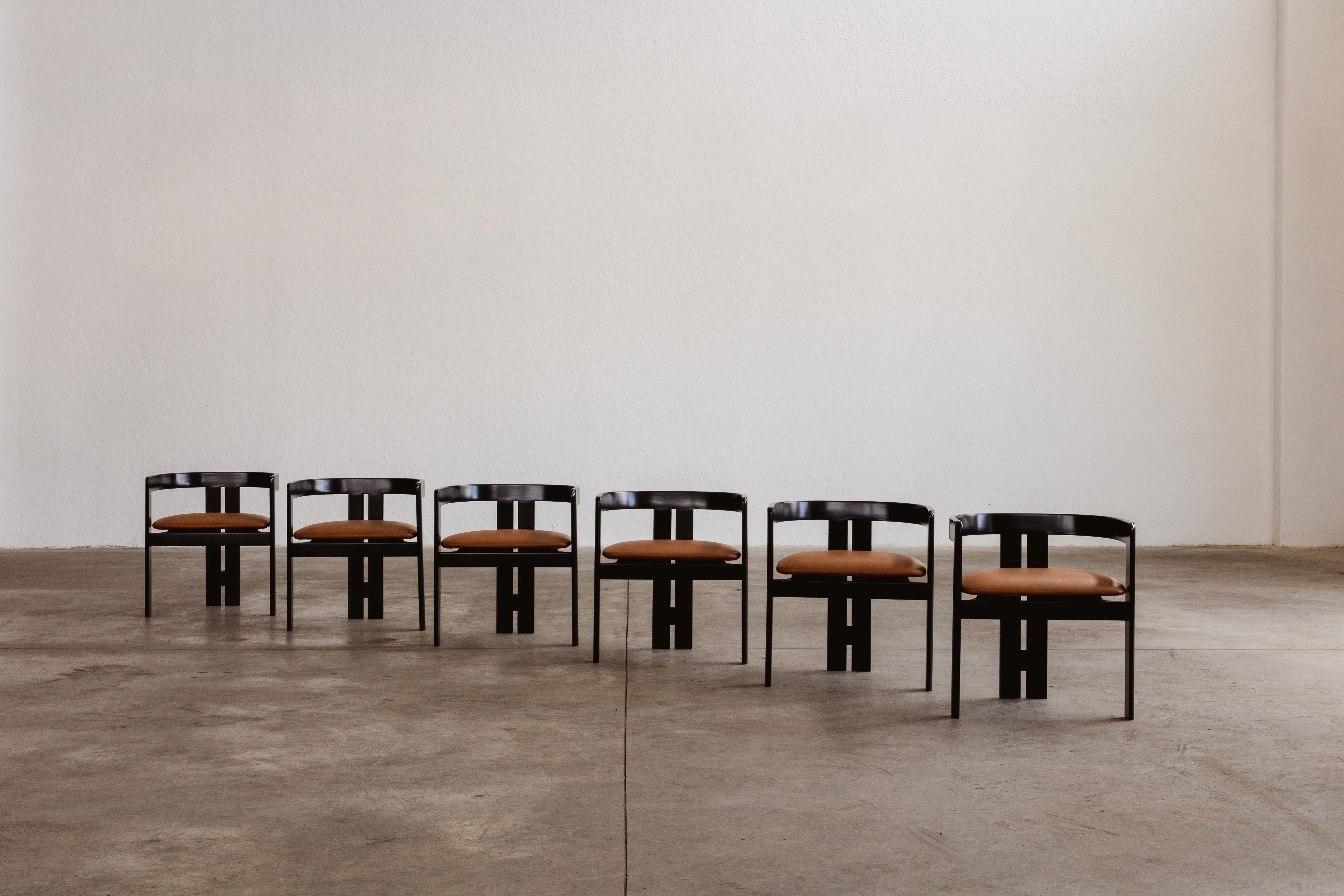 Tobia Scarpa “Pigreco” Dining Chairs for Gavina, 1960, Set of 6 4
