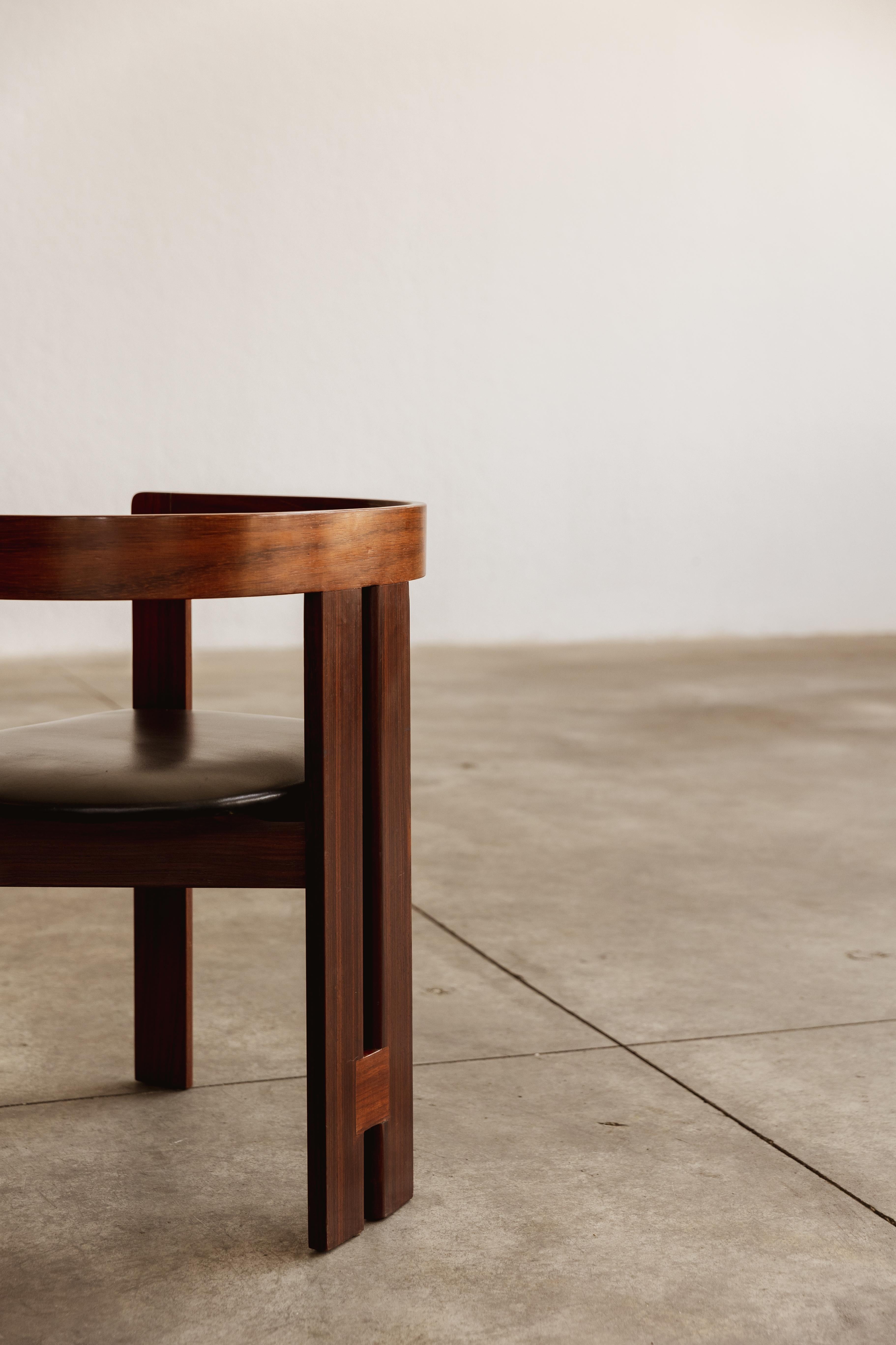 Tobia Scarpa “Pigreco” Dining Chairs for Gavina, 1960, Set of 6 6