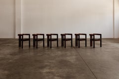 Tobia Scarpa “Pigreco” Dining Chairs for Gavina, 1960, Set of 6