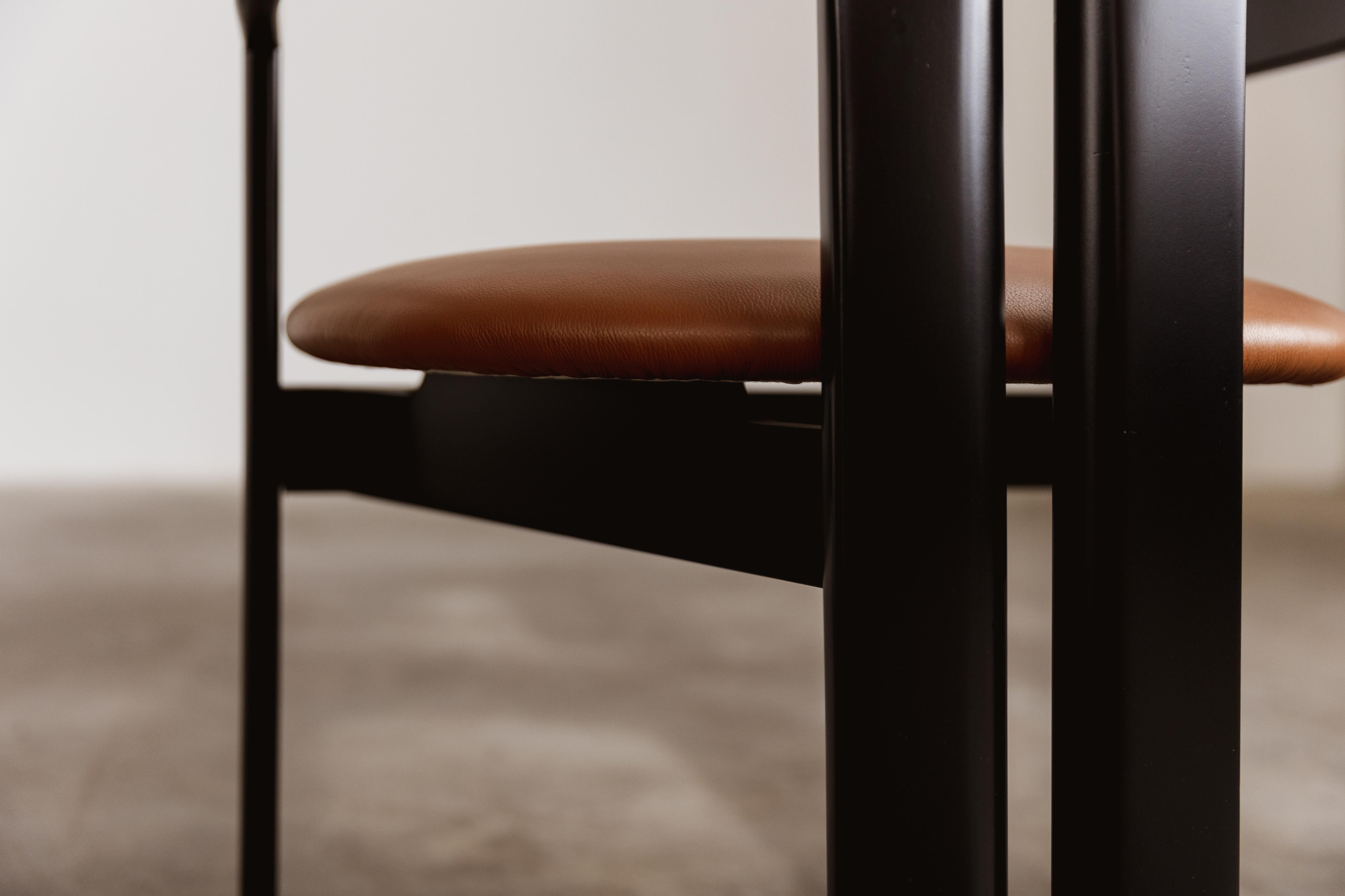 Tobia Scarpa “Pigreco” Dining Chairs for Gavina, 1960, Set of 6 In Good Condition In New York, NY