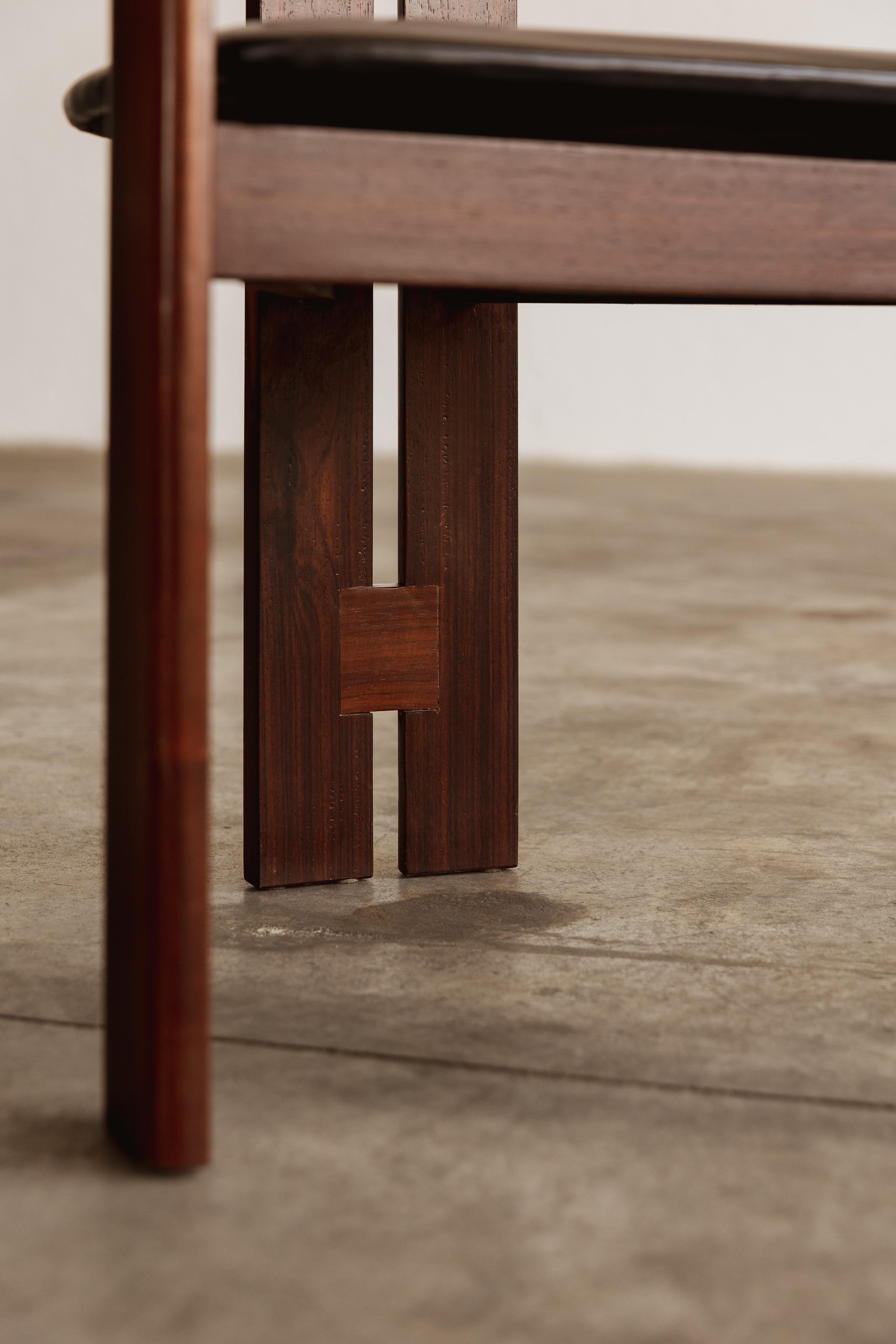 Tobia Scarpa “Pigreco” Dining Chairs for Gavina, 1960, Set of 6 In Good Condition In Lonigo, Veneto