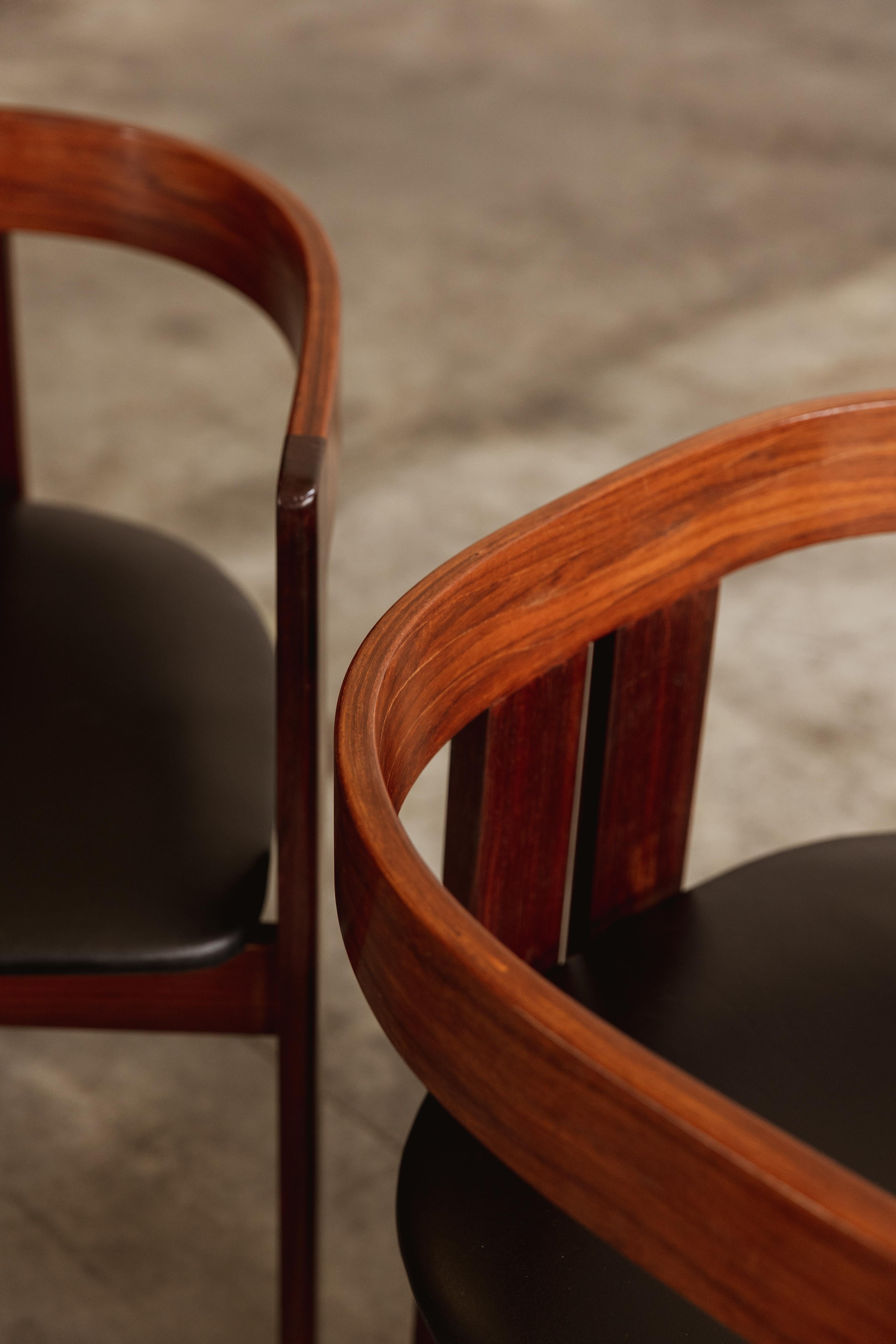 Metal Tobia Scarpa “Pigreco” Dining Chairs for Gavina, 1960, Set of 6