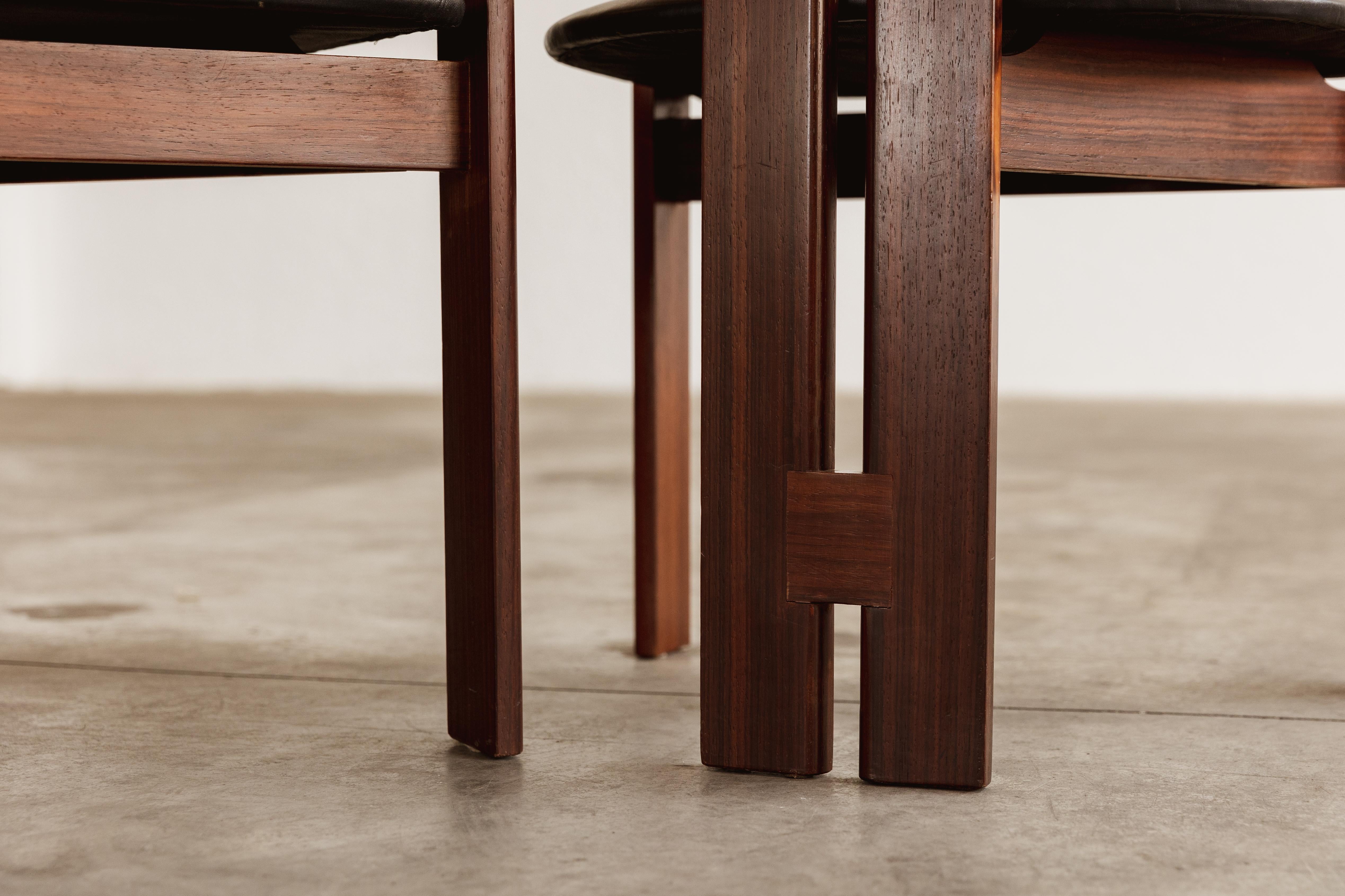 Tobia Scarpa “Pigreco” Dining Chairs for Gavina, 1960, Set of 6 2