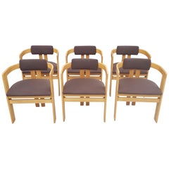 Tobia Scarpa Pigreco Dining Chairs, Set of 6, 1970s