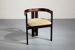Tobia Scarpa 'Pigreco' Rosewood Armchair for Gavina, 1960s
