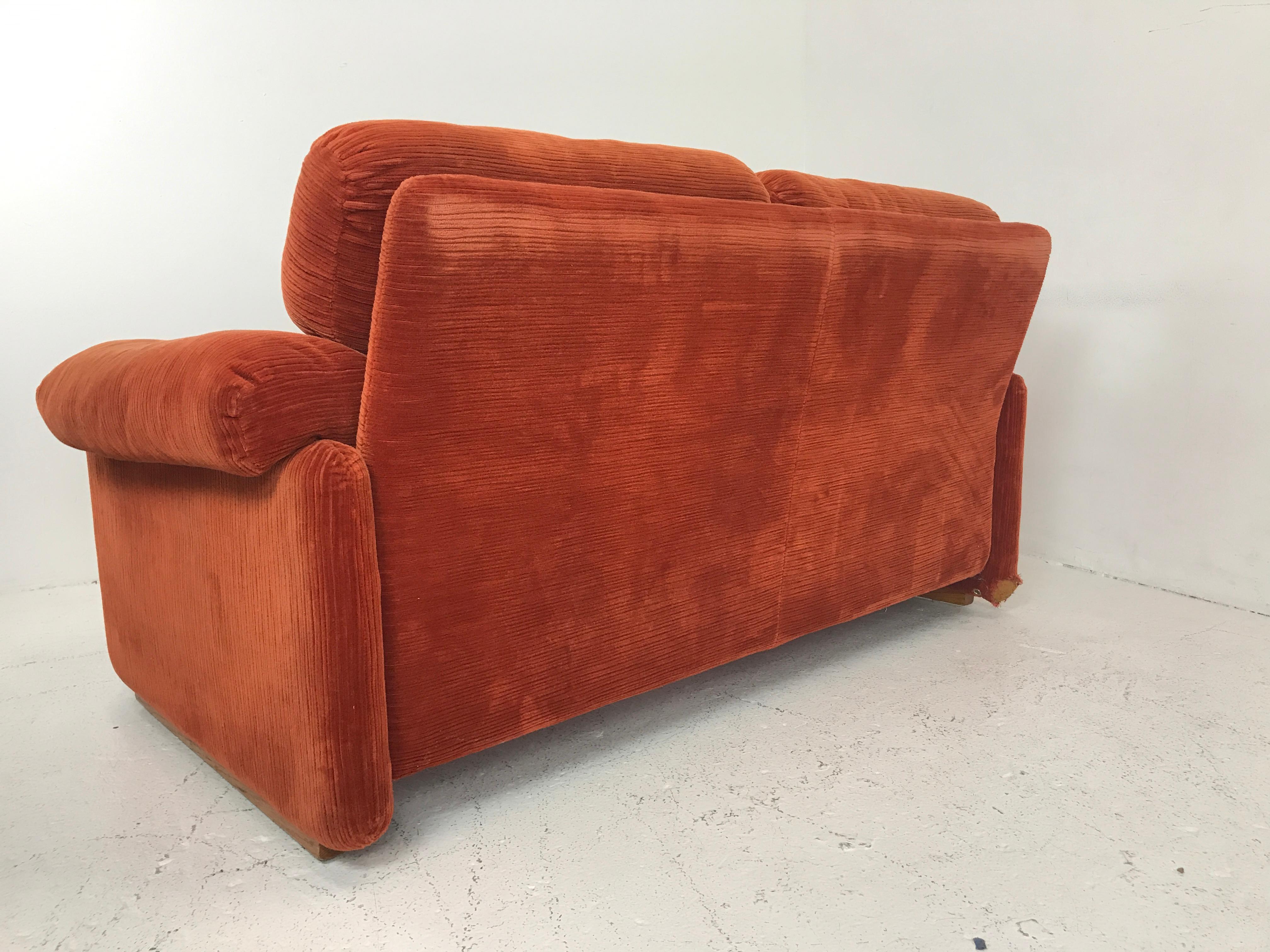 20th Century Tobia Scarpa Settee for B&B Italia