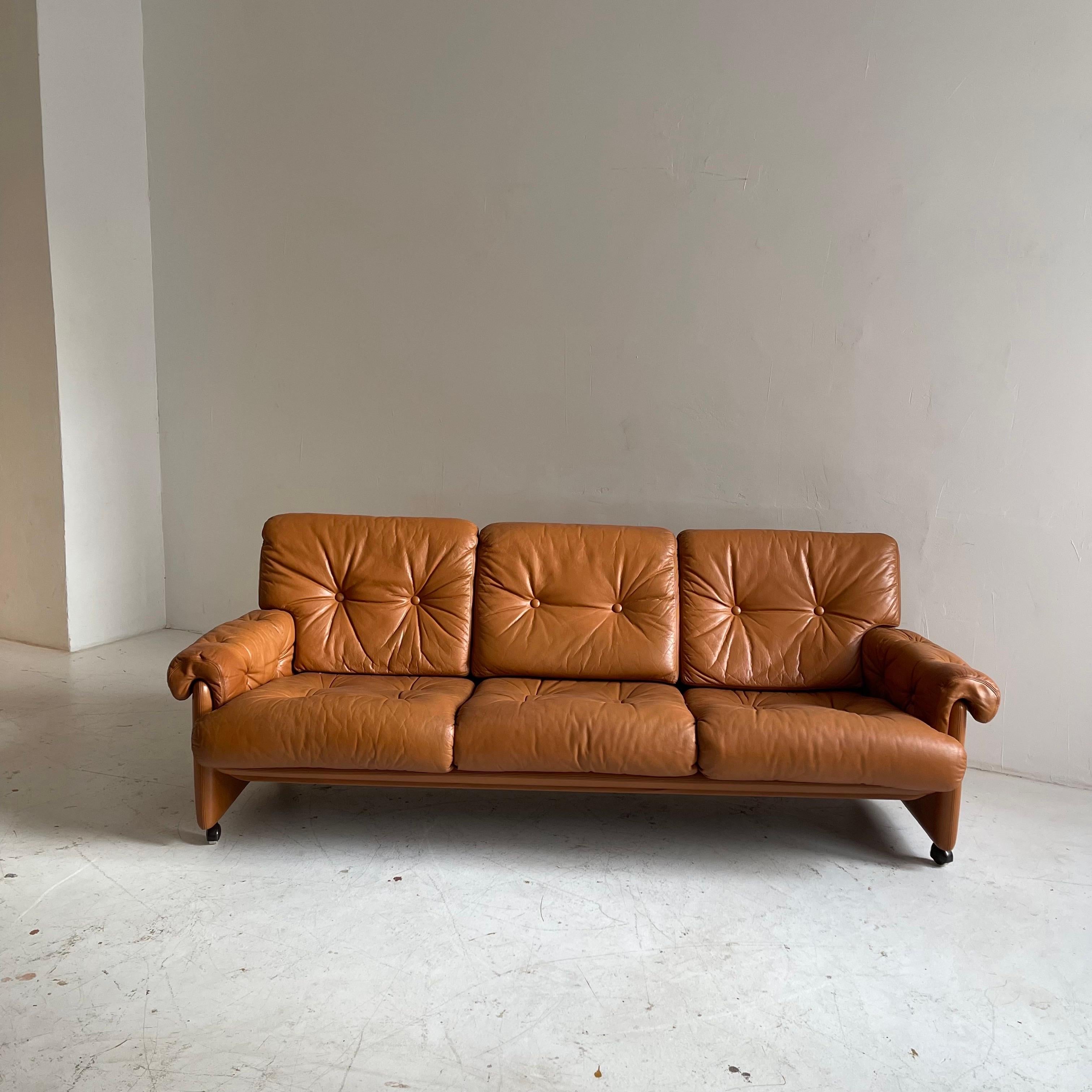 Mid-Century Modern Tobia Scarpa Sofa Attributed B&B Italia, Italy 1970