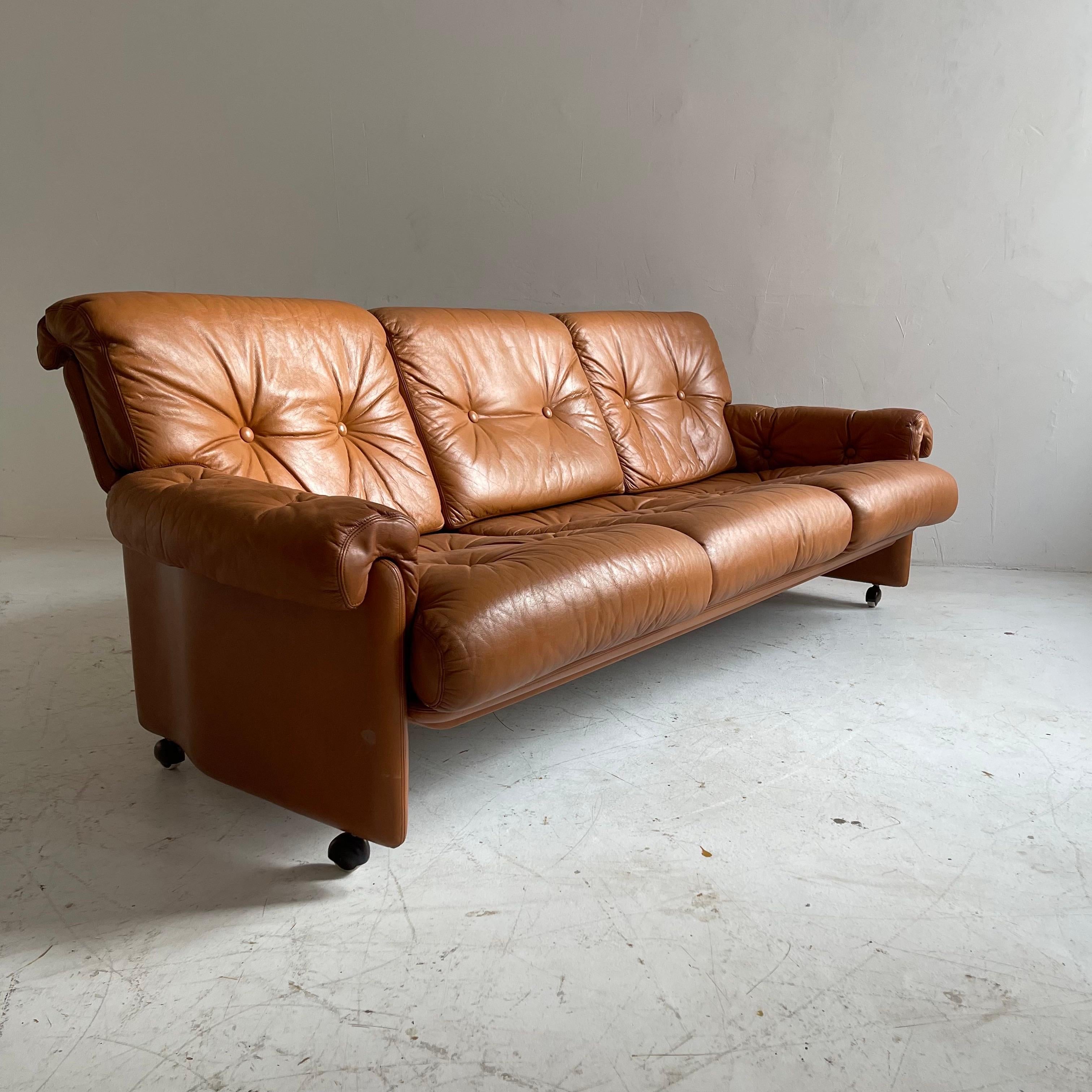Late 20th Century Tobia Scarpa Sofa Attributed B&B Italia, Italy 1970