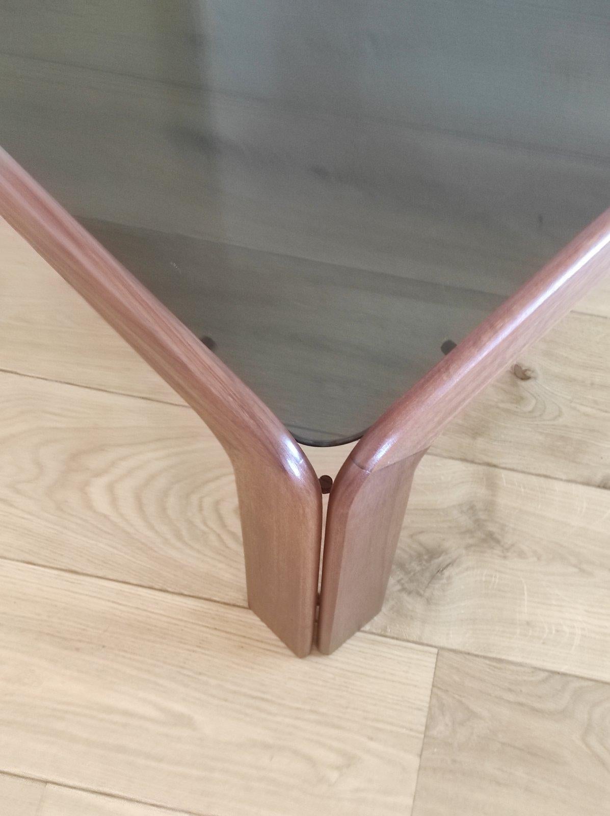 Table basse Tobia Scarpa Style Italie 1970 en vente 2